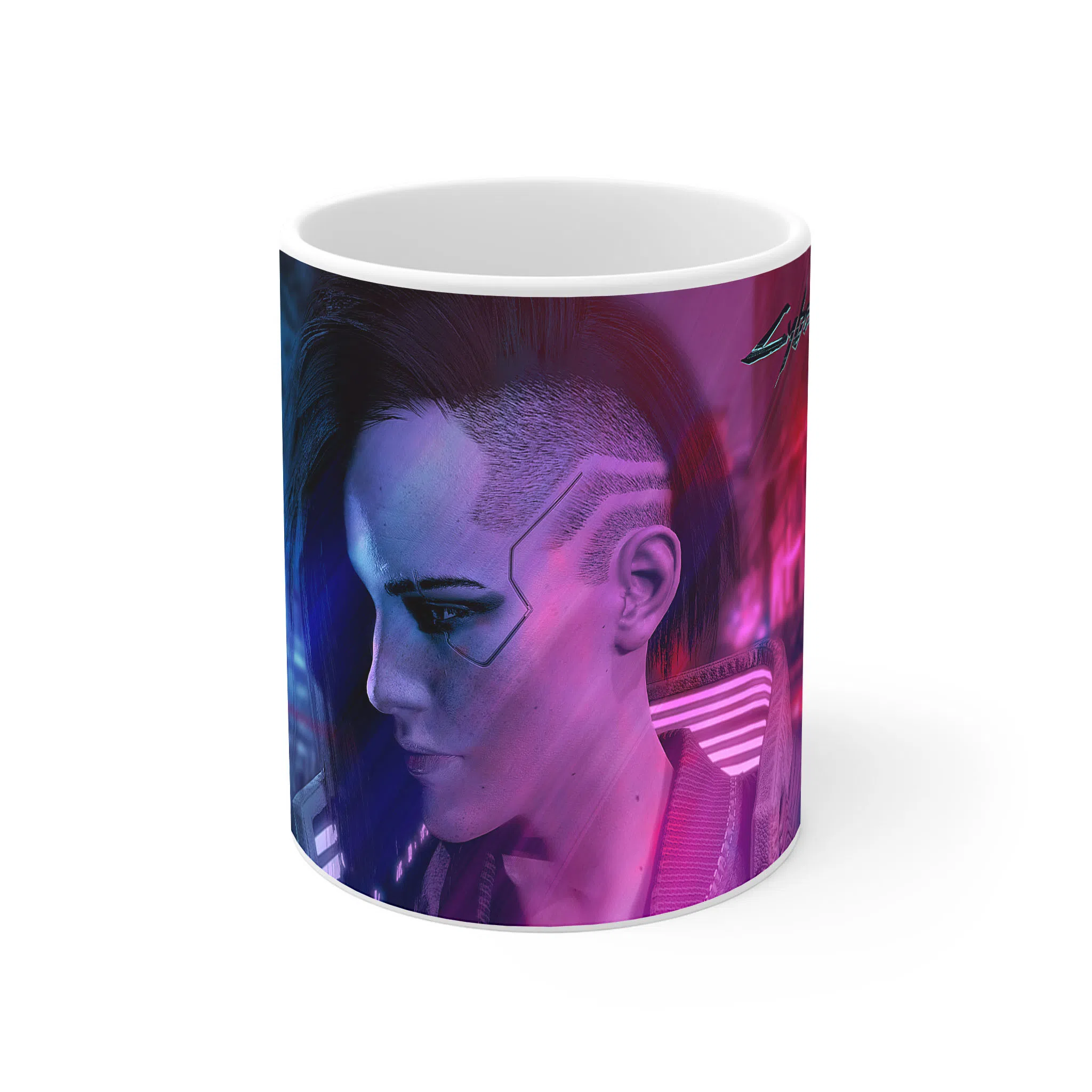 ماگ لیمینات طرح بازی سایبرپانک Cyberpunk 2077 Game کد NM6646 — تصویر 2