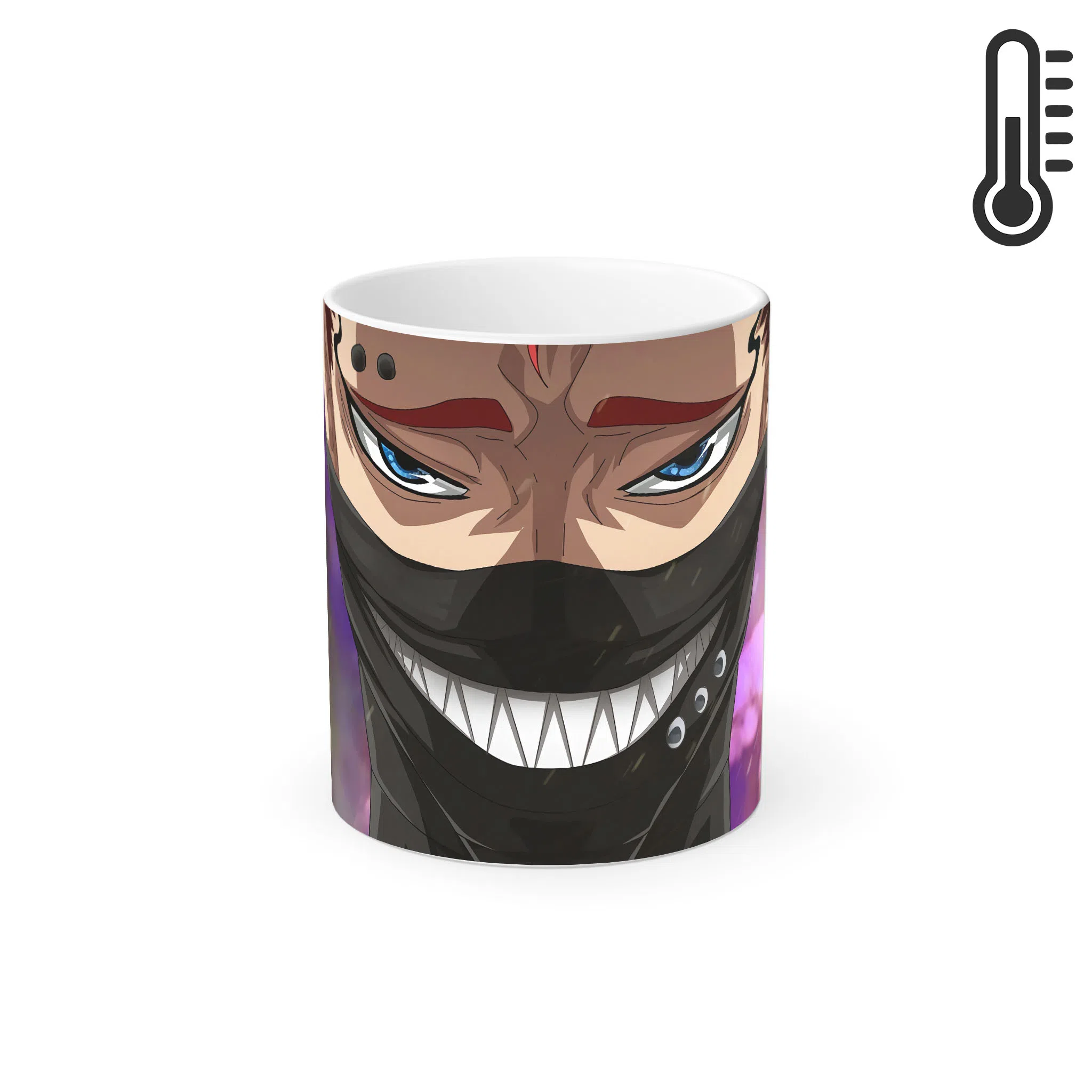 ماگ حرارتی لیمینات طرح انیمه شبدر سیاه - Black Clover کد NM0513