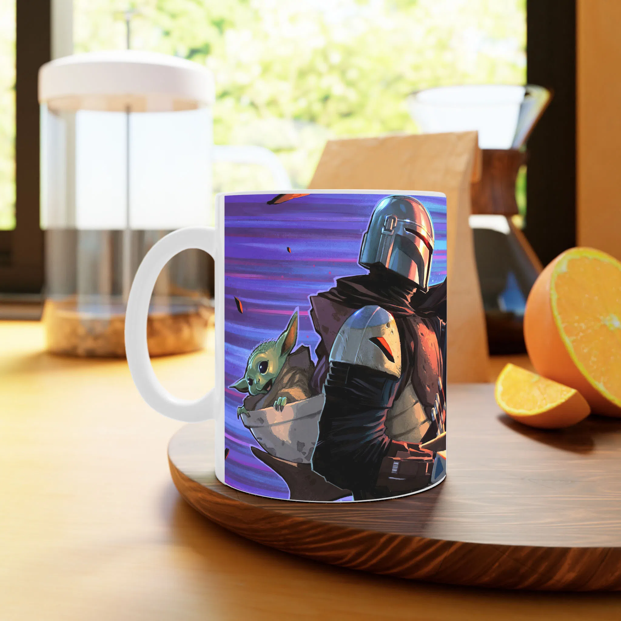 ماگ لیمینات طرح بازی The Mandalorian Game کد NM10060 — تصویر 2