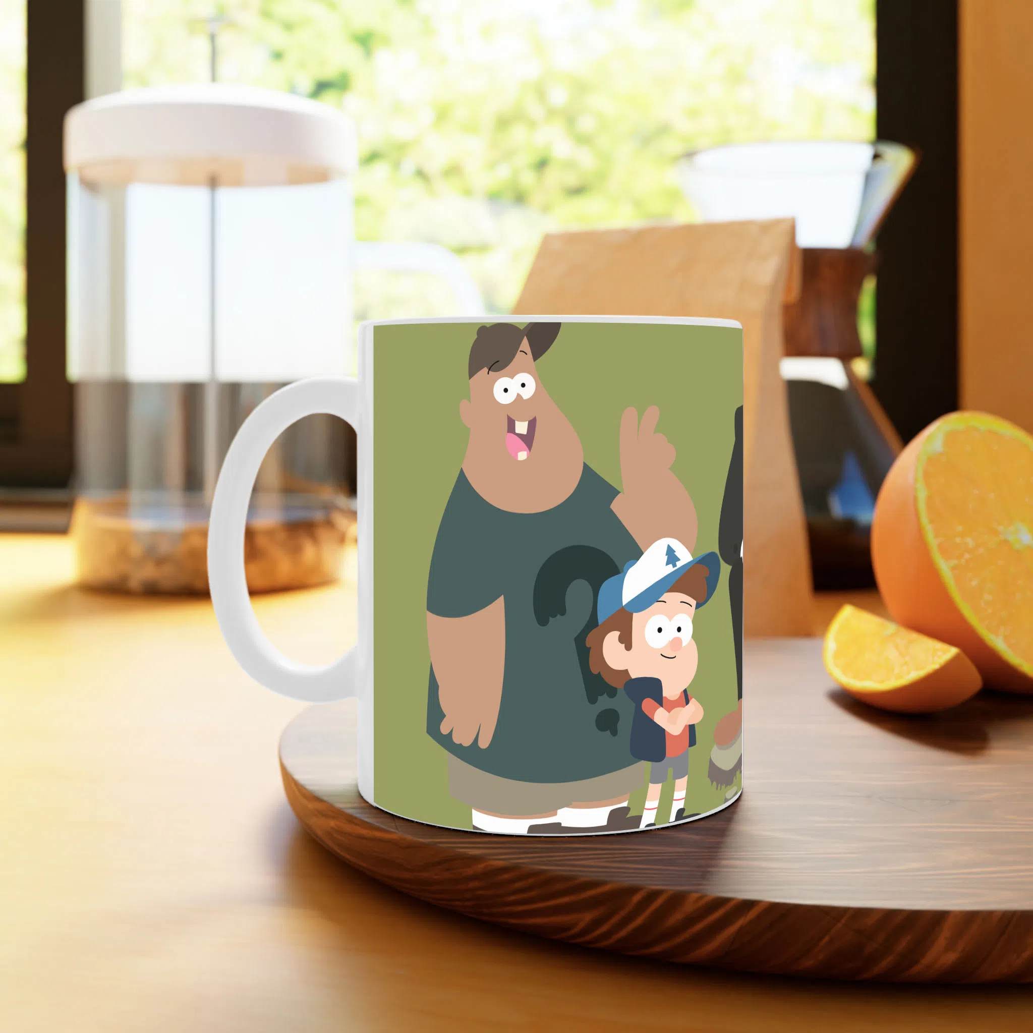 ماگ لیمینات طرح سریال Gravity Falls کد NM4375 — تصویر 2