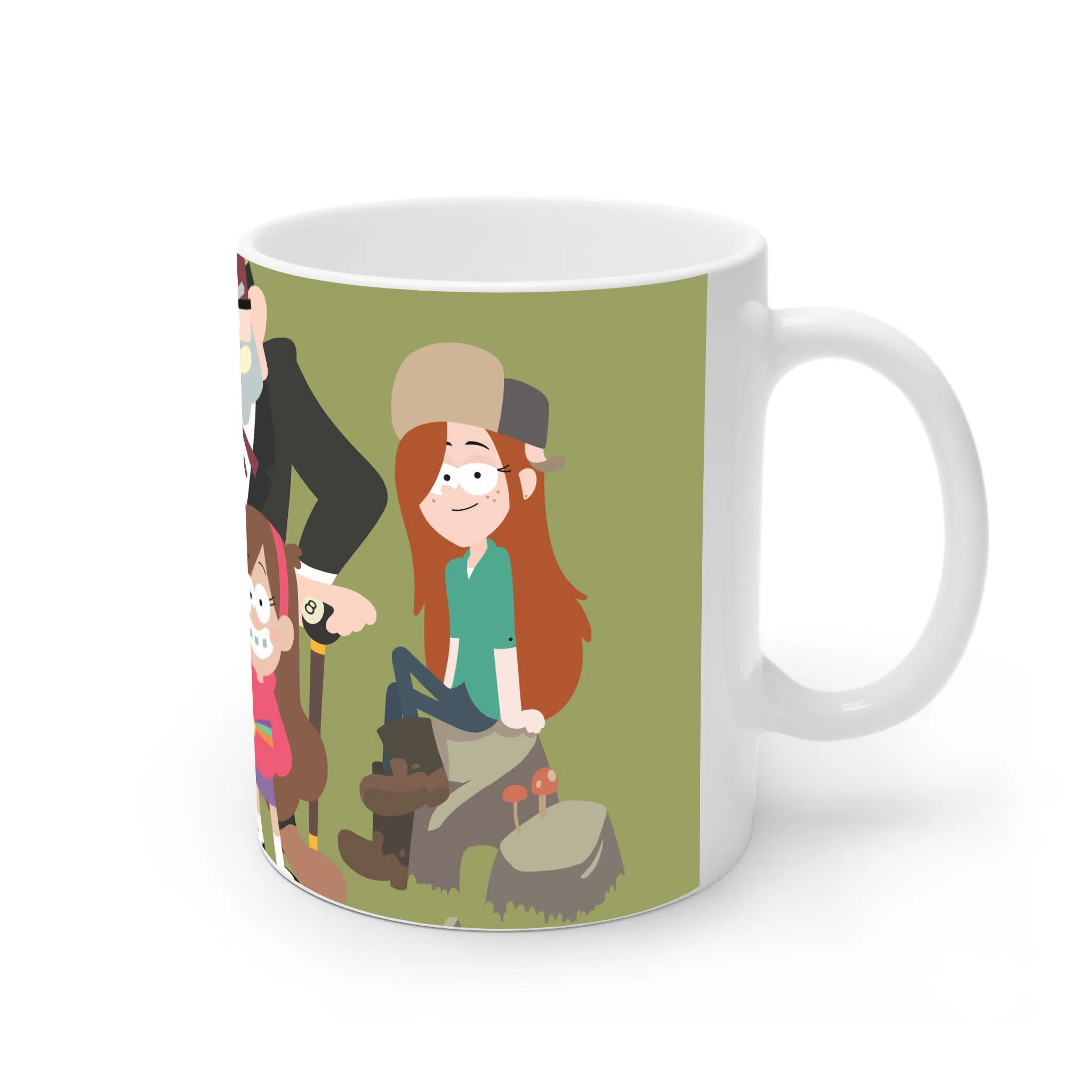 ماگ لیمینات طرح سریال Gravity Falls کد NM4375 — تصویر 3