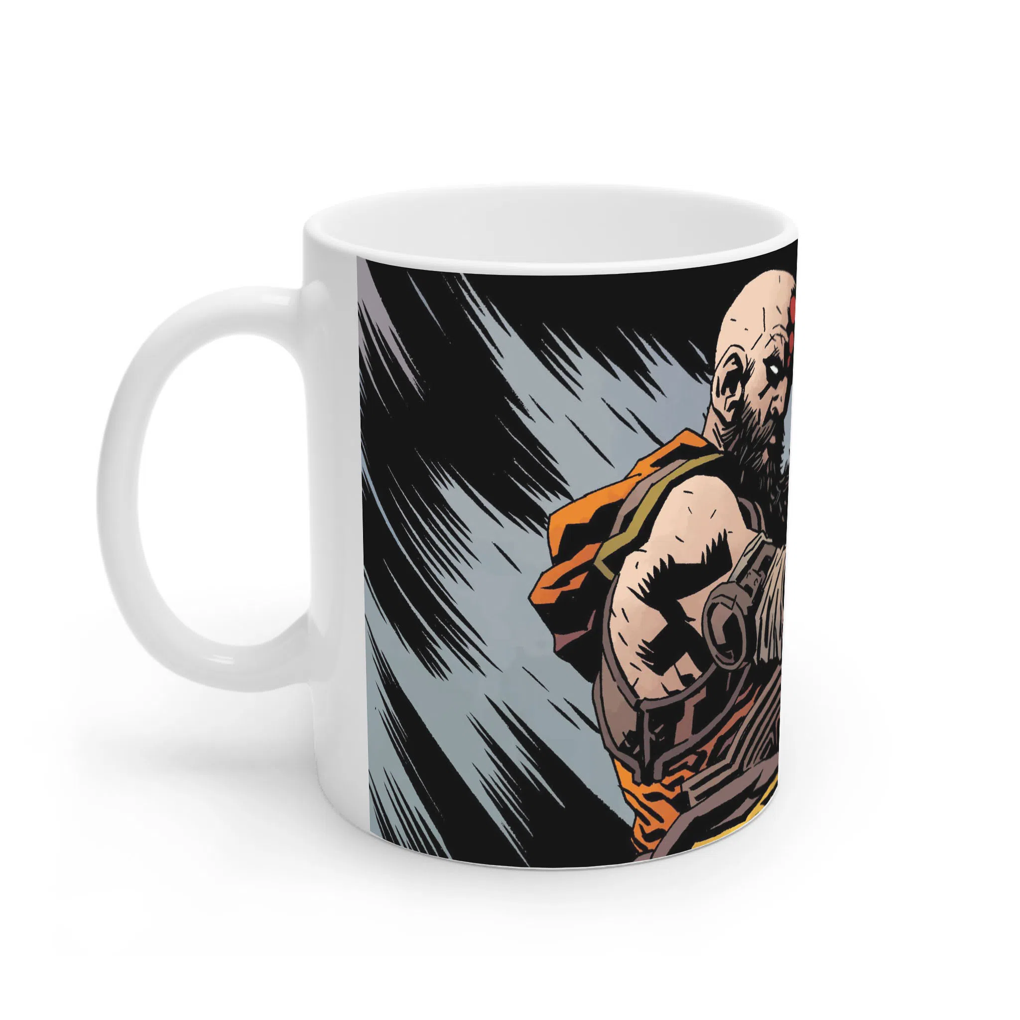 ماگ لیمینات طرح بازی خدای جنگ گاد آف وار God of War Kratos Game کد NM7836 — تصویر 2