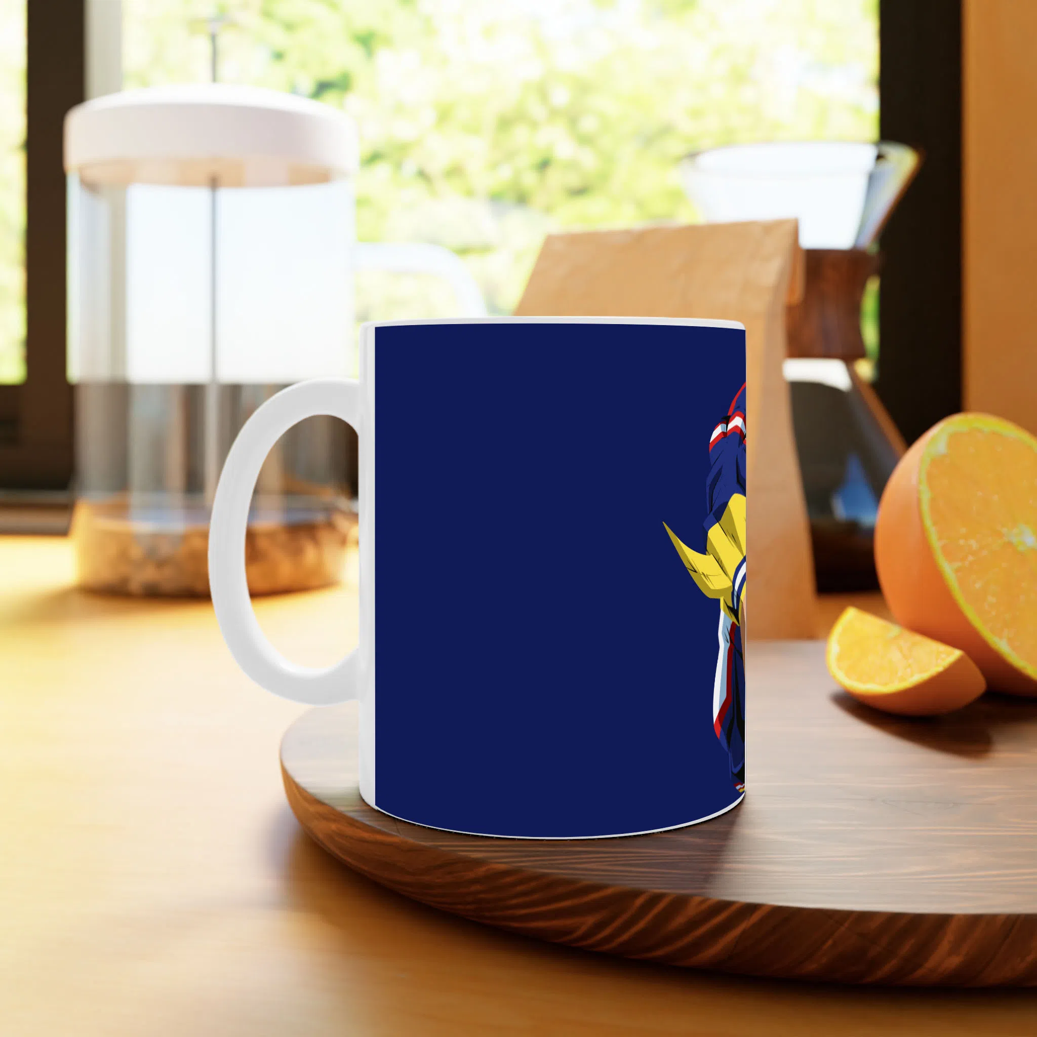 ماگ لیمینات طرح انیمه My Hero Academia Allmight کد NM0987 — تصویر 3