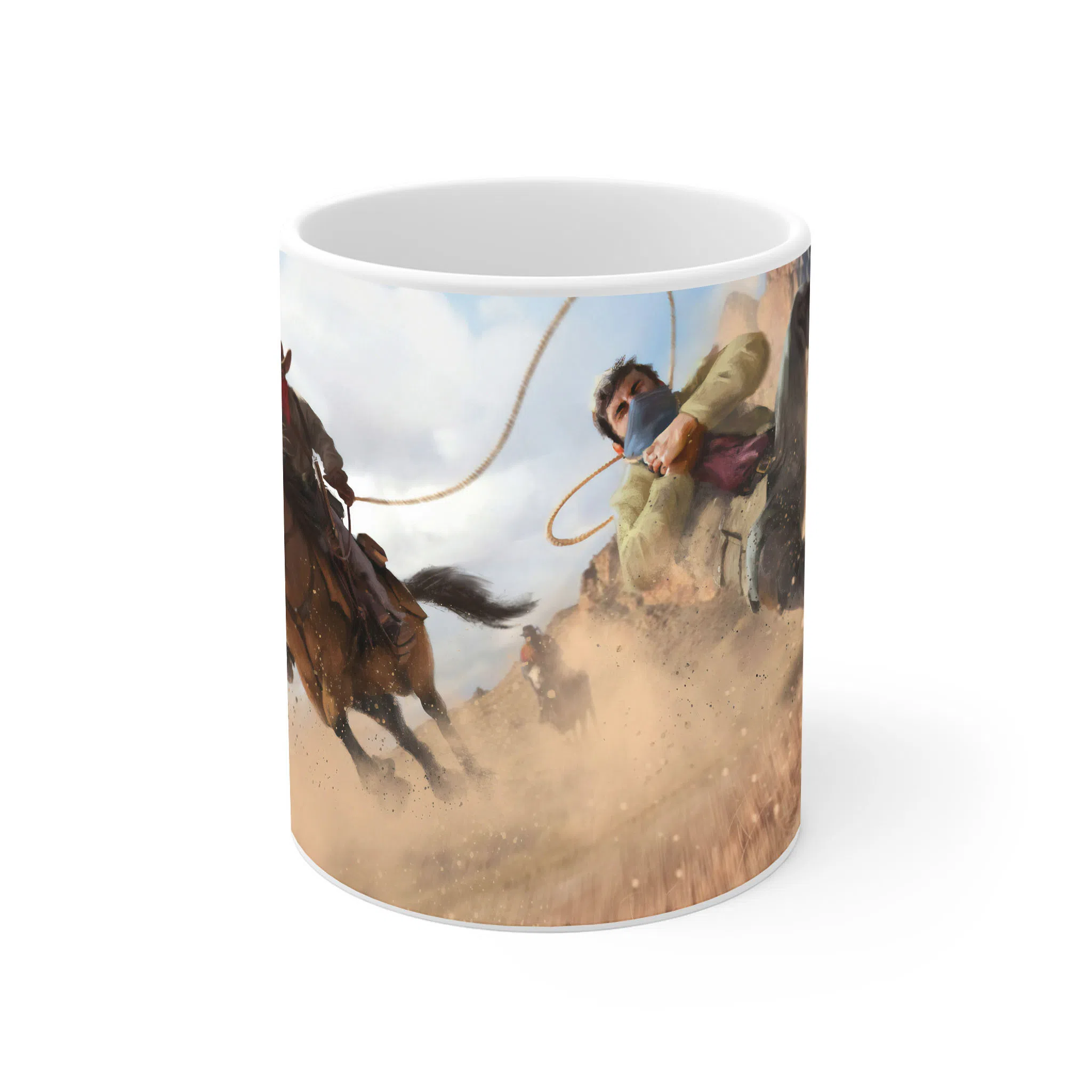 ماگ لیمینات طرح بازی Red Dead Redemption Game کد NM9269 — تصویر 2