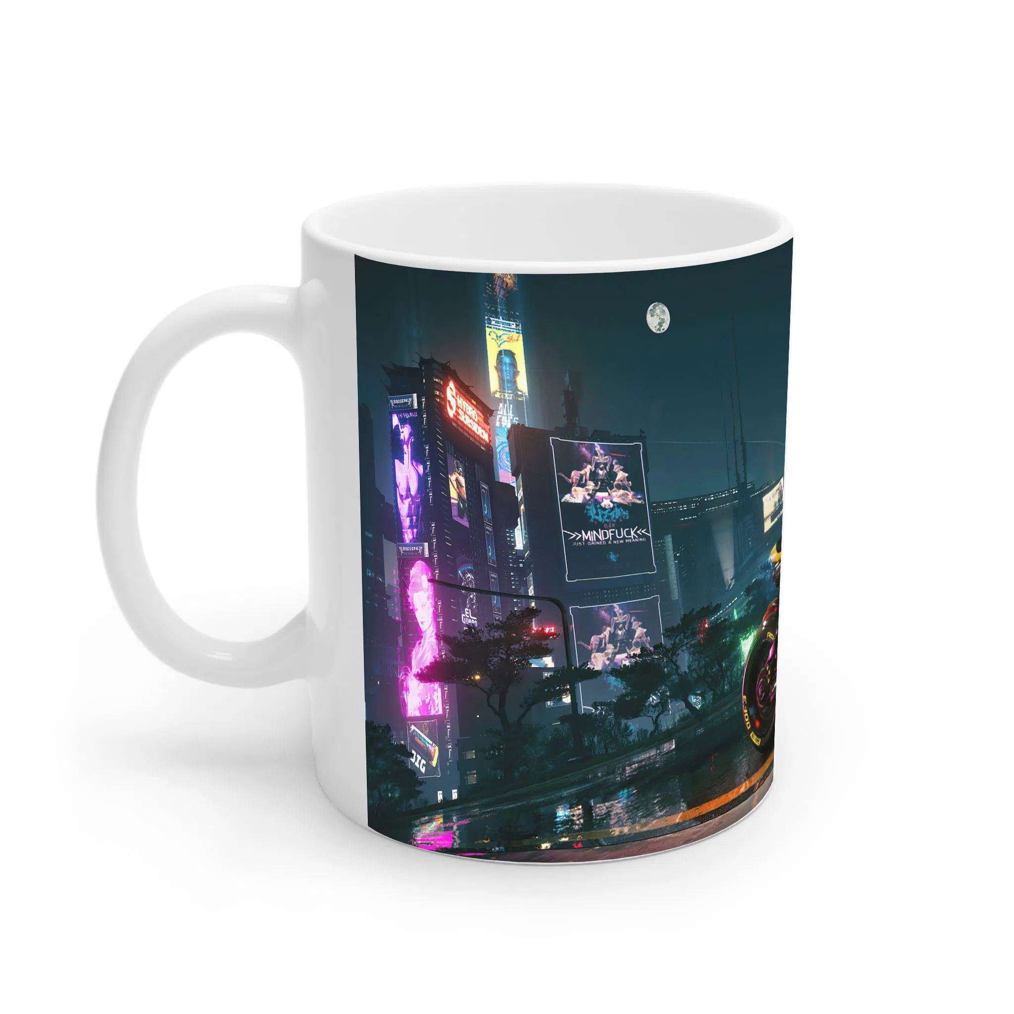 ماگ لیمینات طرح بازی سایبرپانک Cyberpunk 2077 Game کد NM6534