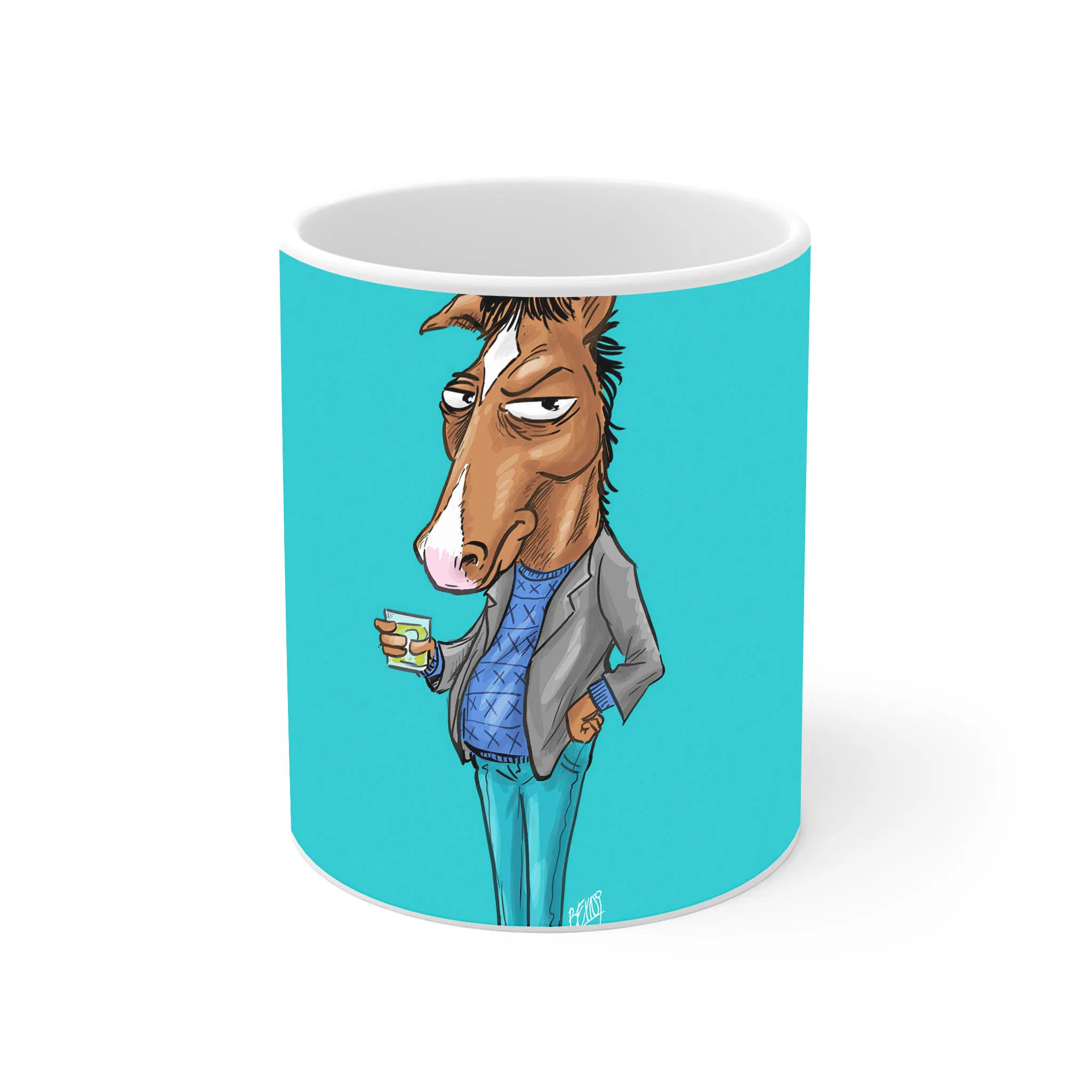 ماگ لیمینات طرح سریال BoJack Horseman کد NM3884