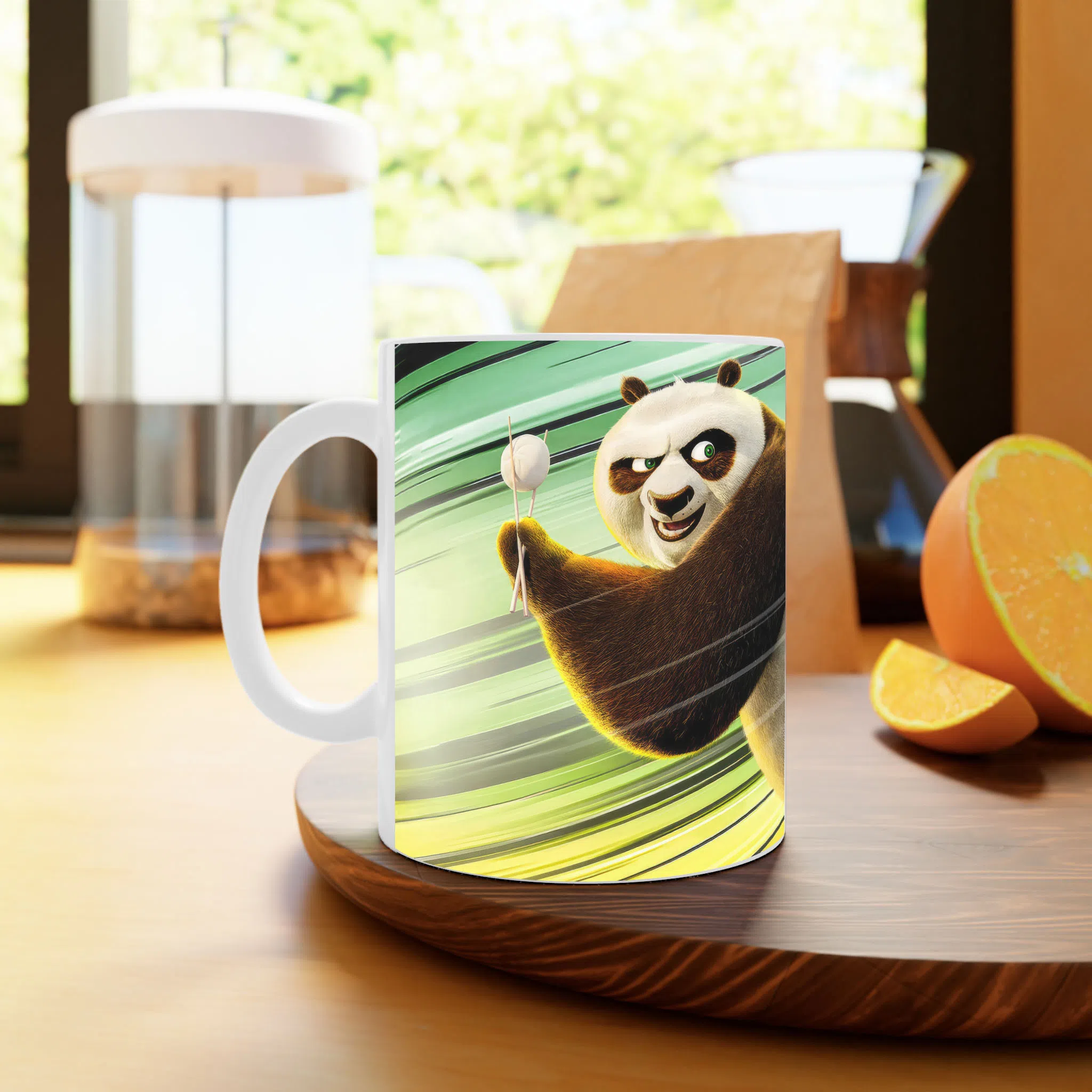 ماگ لیمینات طرح فیلم پاندای کونگ فوکار Kung Fu Panda کد NM11881 — تصویر 3