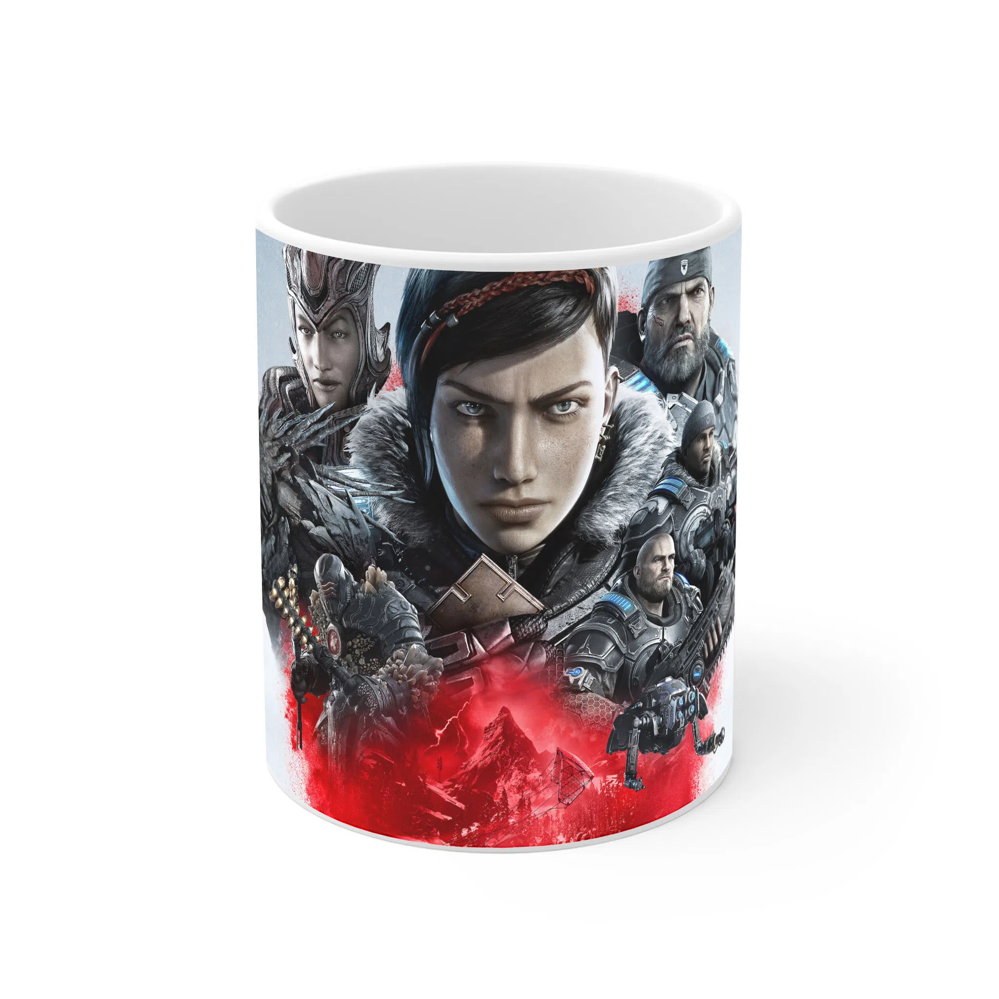 ماگ لیمینات طرح بازی Gears of War Game کد NM7665 — تصویر 2