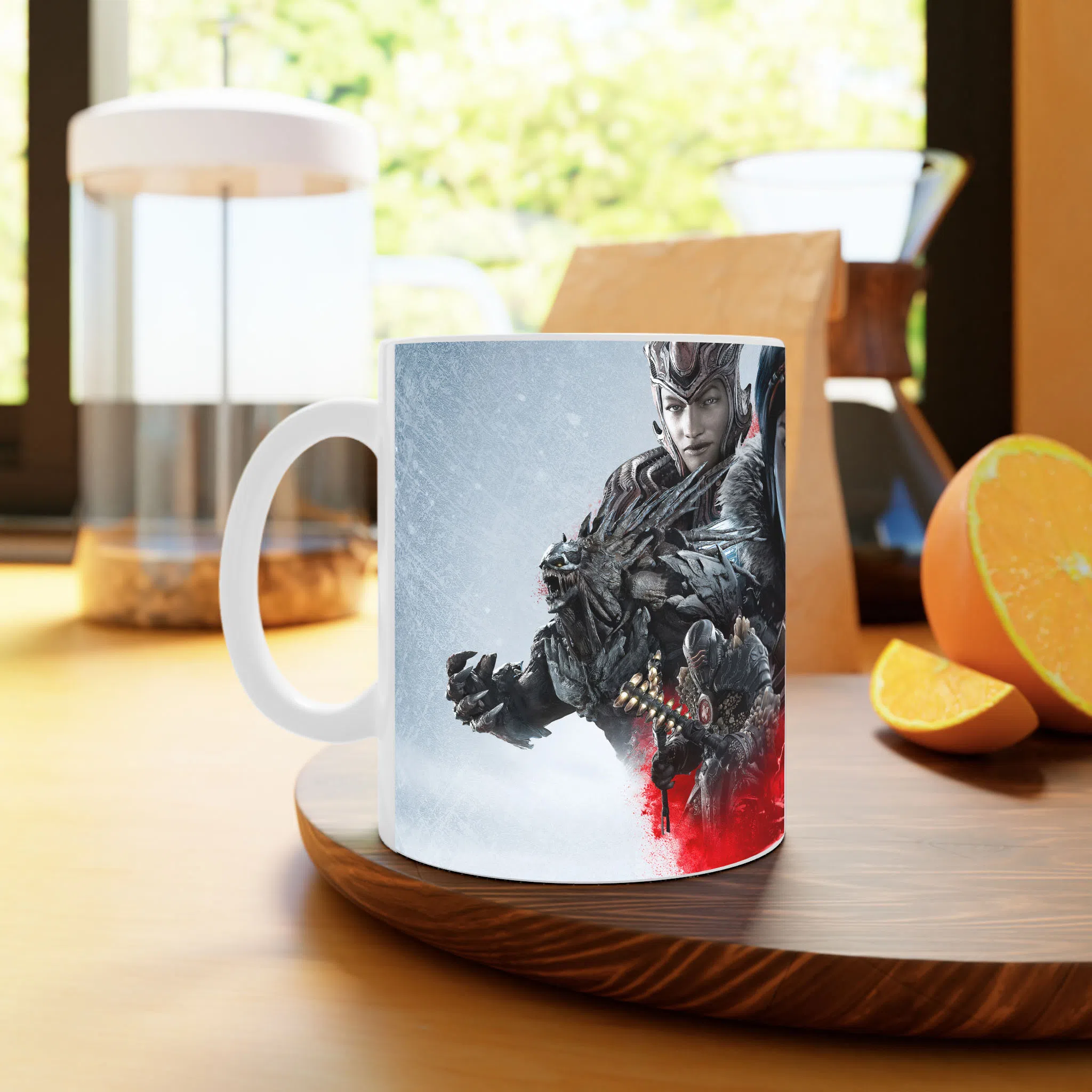 ماگ لیمینات طرح بازی Gears of War Game کد NM7665 — تصویر 3