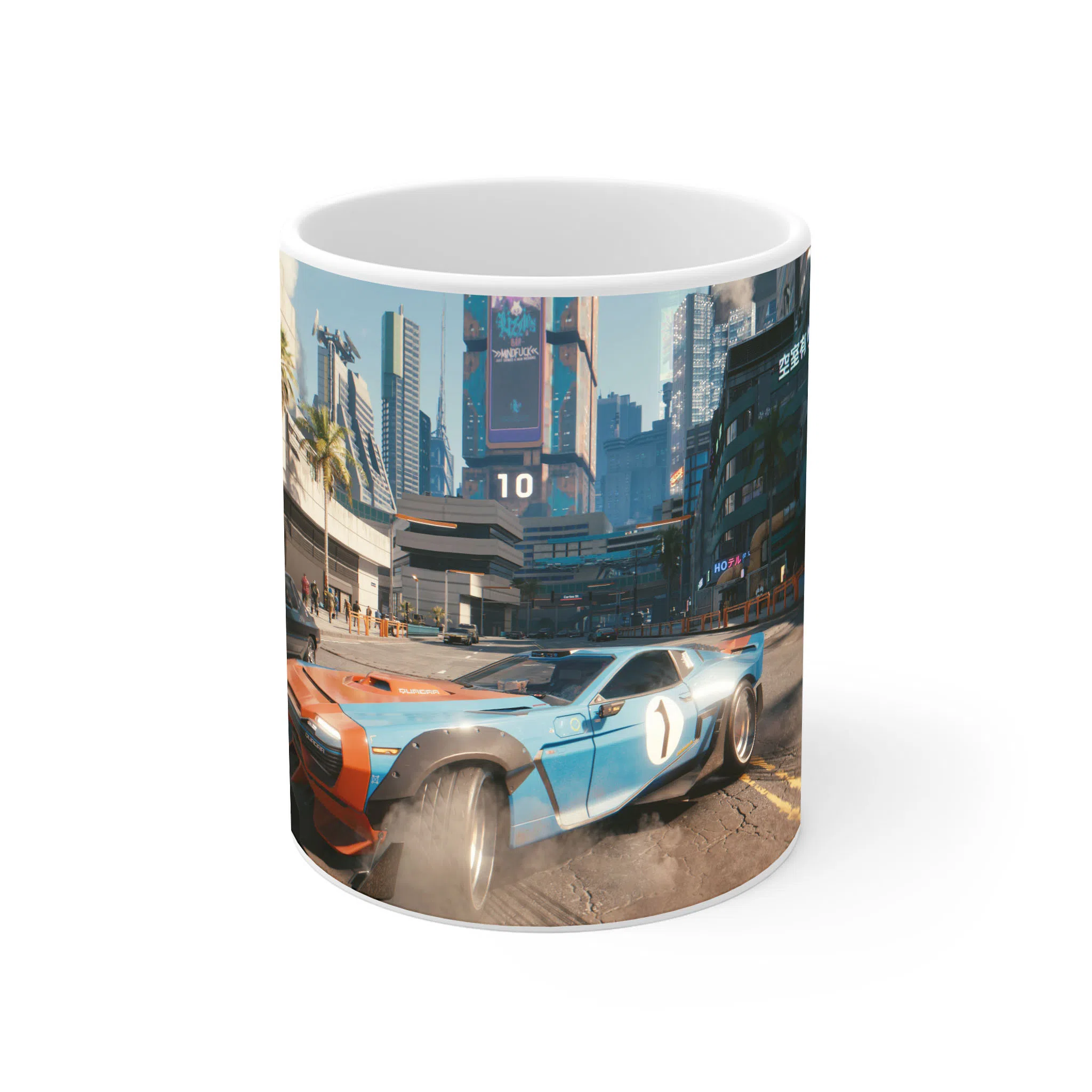 ماگ لیمینات طرح بازی سایبرپانک Cyberpunk 2077 Game کد NM6564 — تصویر 2