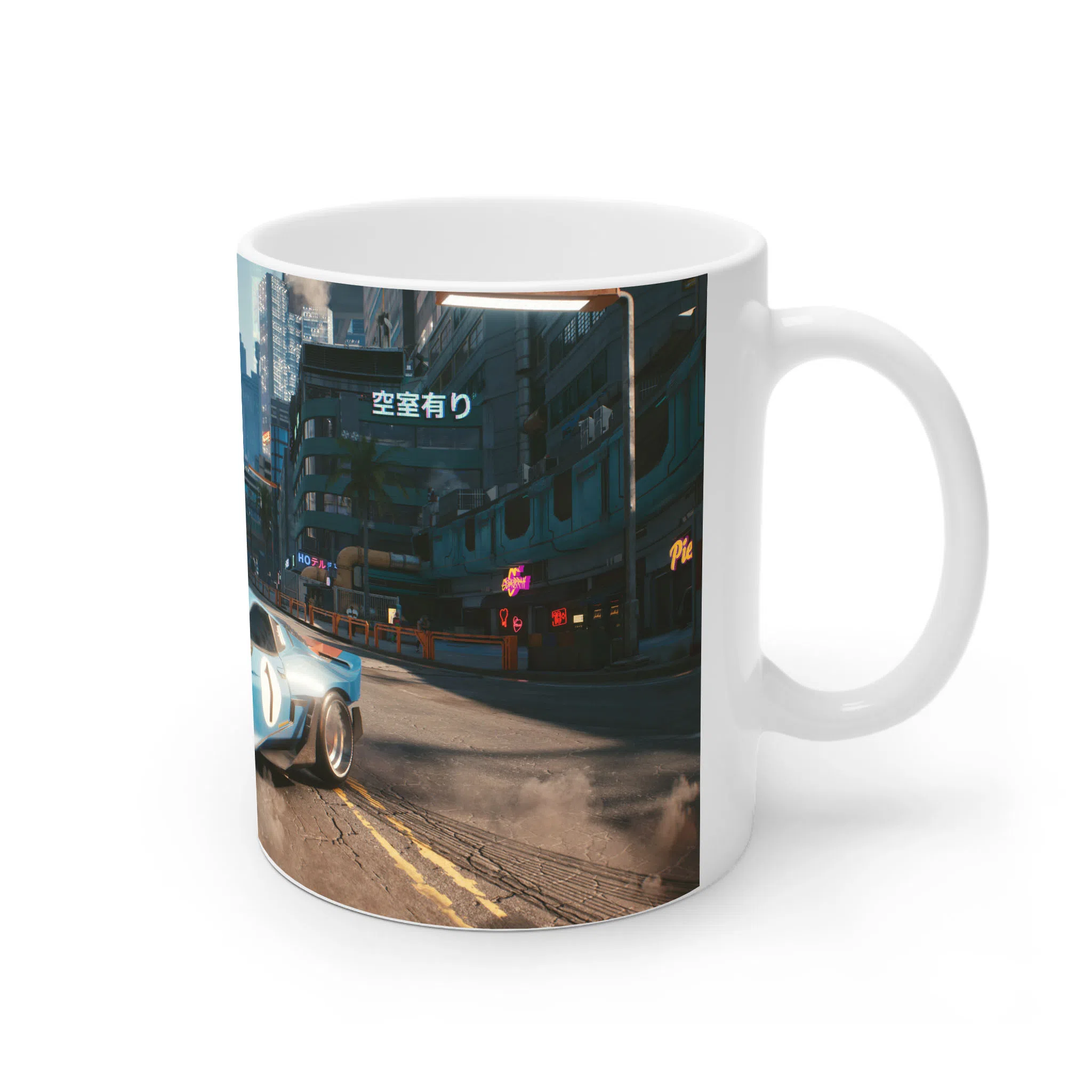 ماگ لیمینات طرح بازی سایبرپانک Cyberpunk 2077 Game کد NM6564 — تصویر 4
