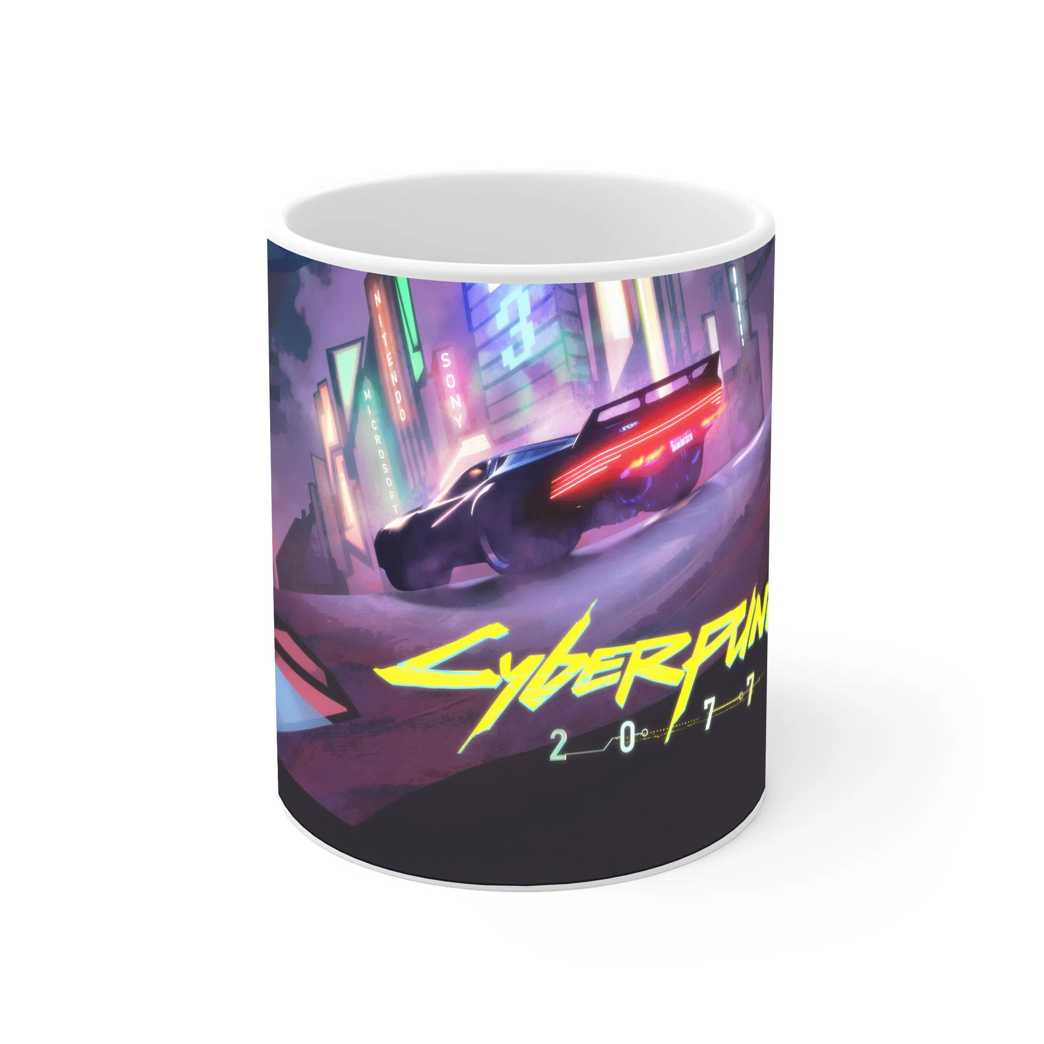 ماگ لیمینات طرح بازی سایبرپانک Cyberpunk 2077 Game کد NM6604 — تصویر 4