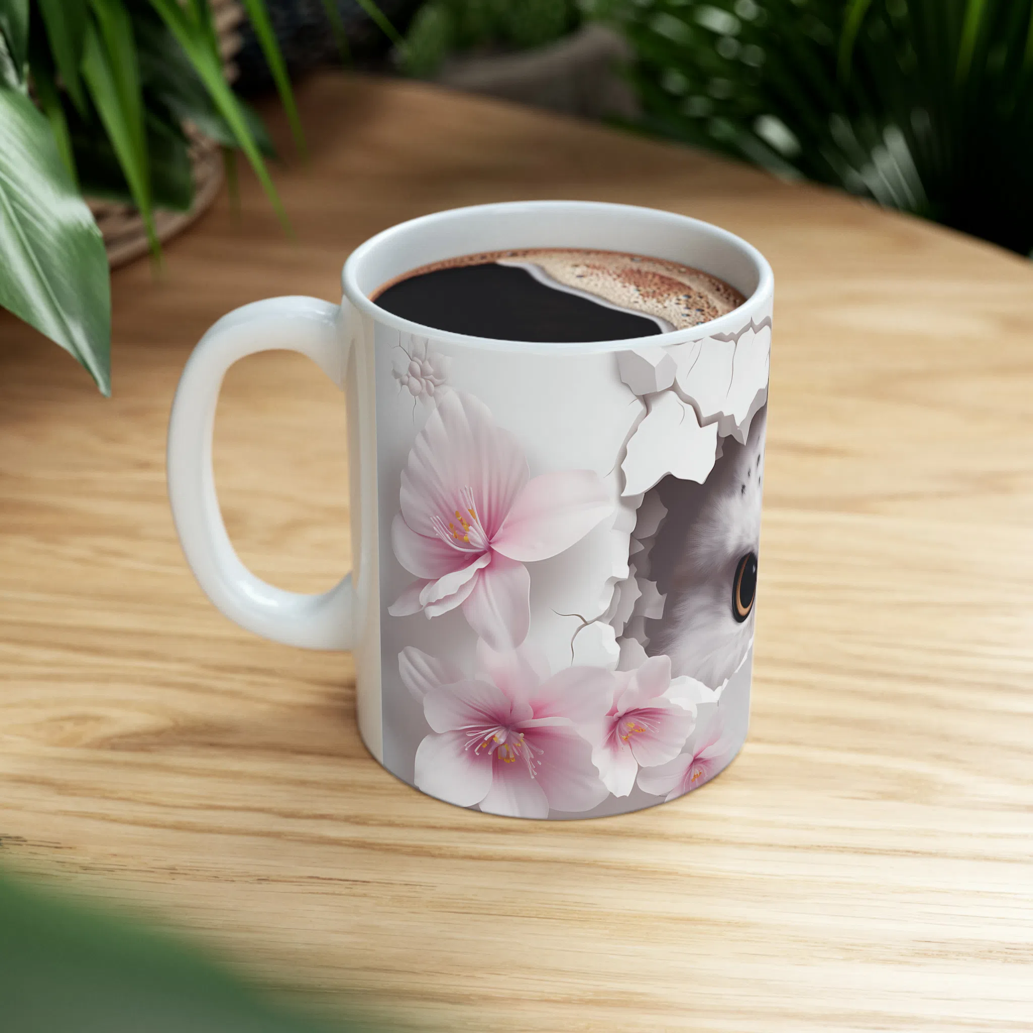 ماگ طرح سه بعدی حیوانات جغد owl مدل NM3205 — تصویر 4