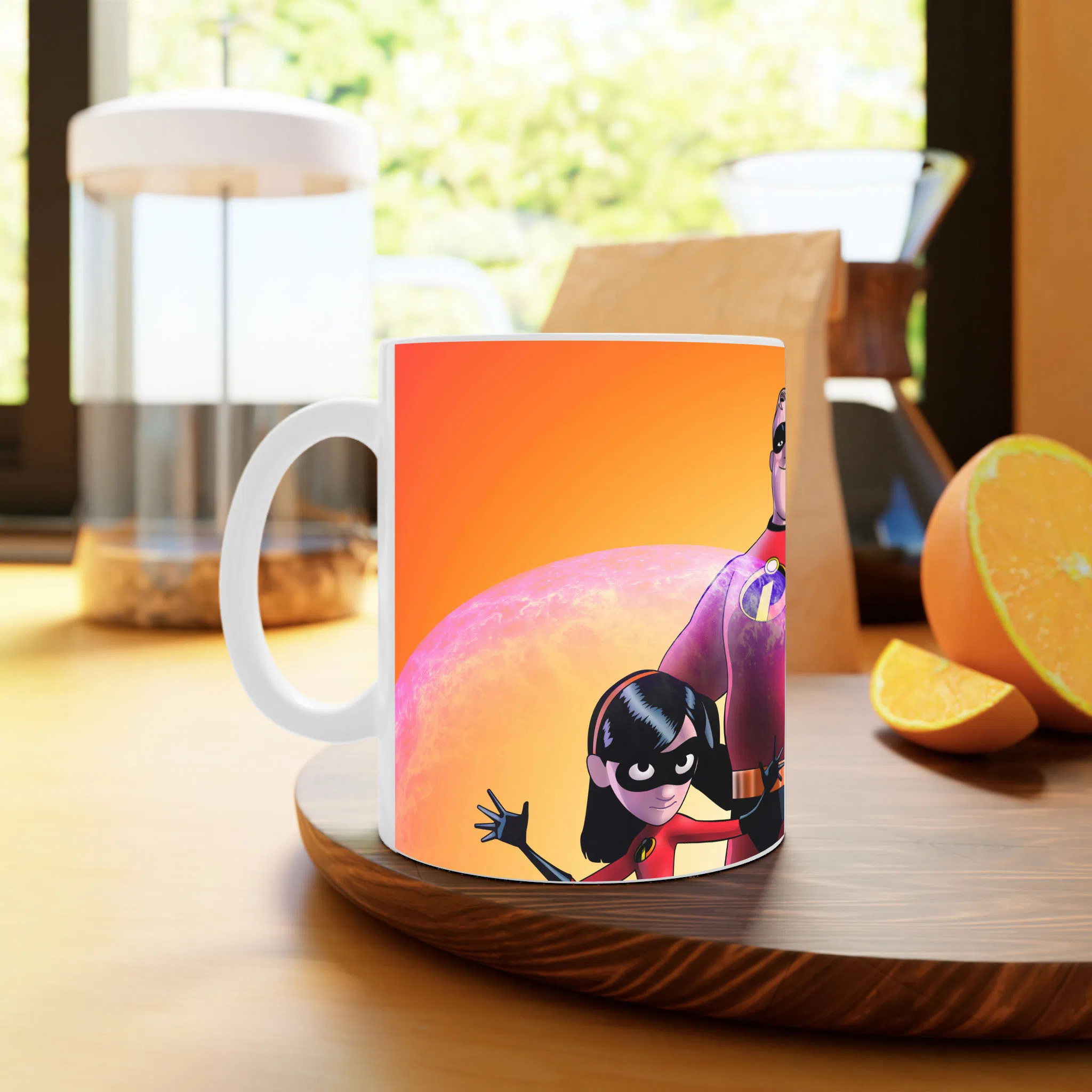 ماگ لیمینات طرح فیلم شگفت انگیزان The Incredibles کد NM12856 — تصویر 3