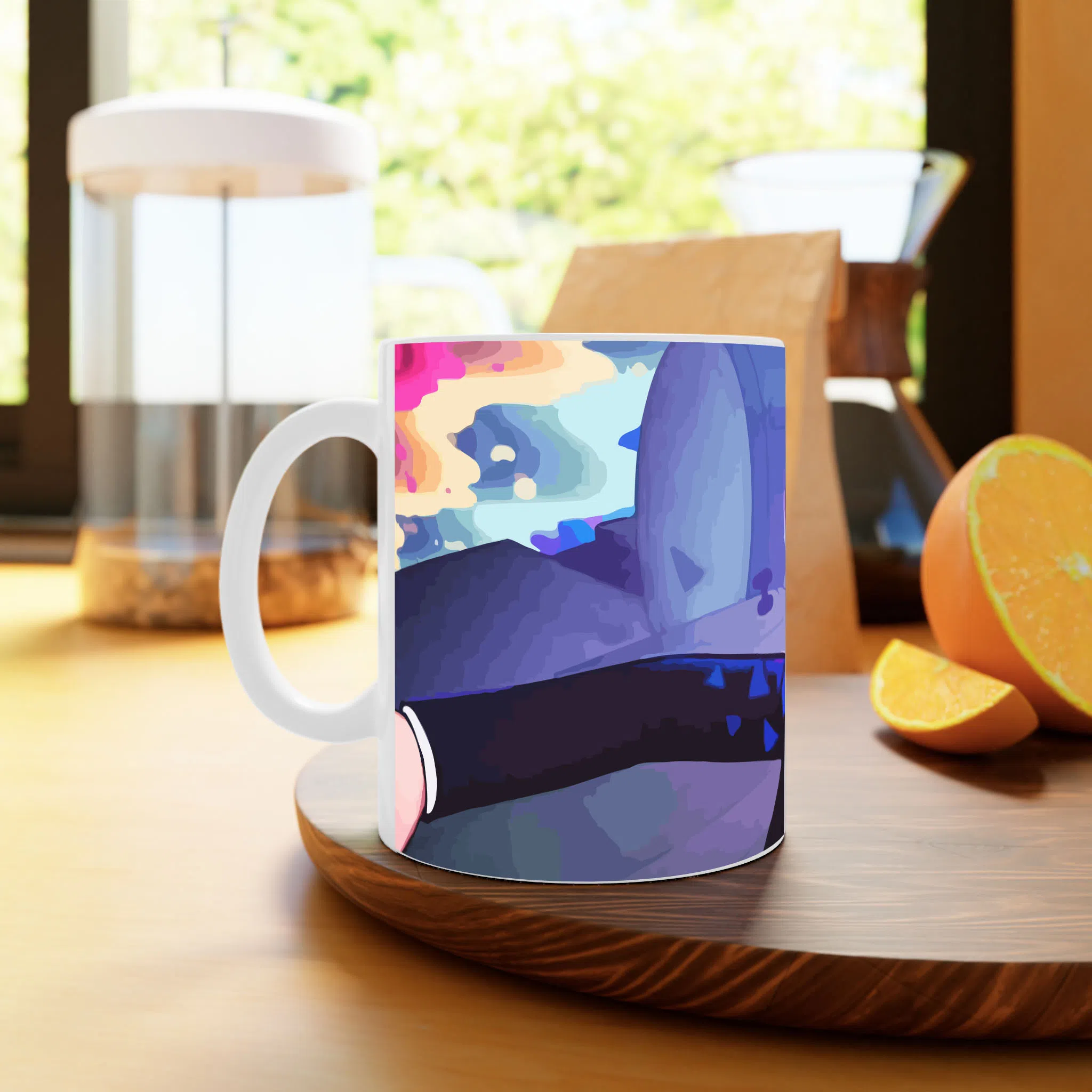 ماگ لیمینات طرح سریال ریک و مورتی Rick and Morty کد NM4878 — تصویر 2