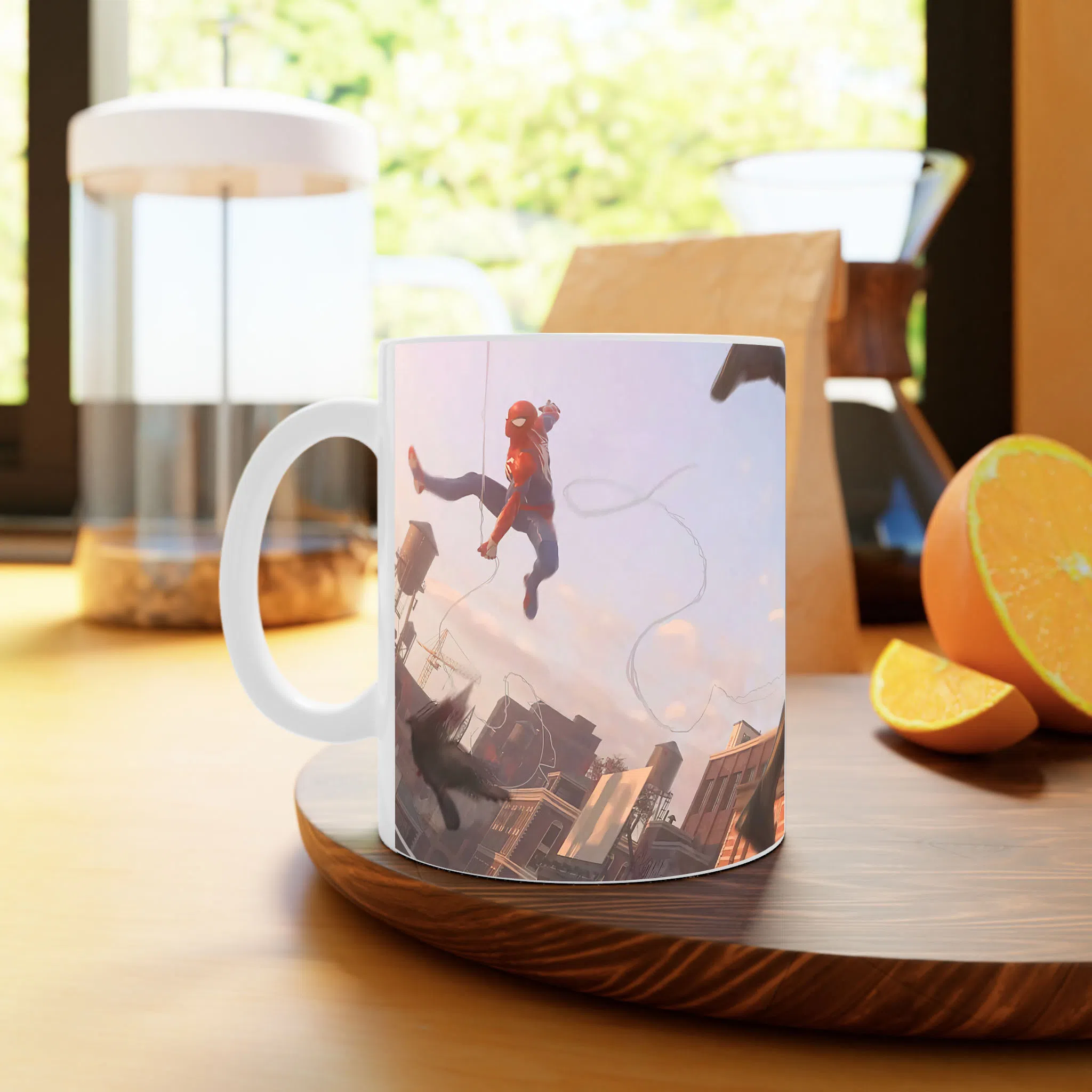 ماگ لیمینات طرح بازی اسپایدرمن مرد عنکبوتی Spider Man Game کد NM9608 — تصویر 3