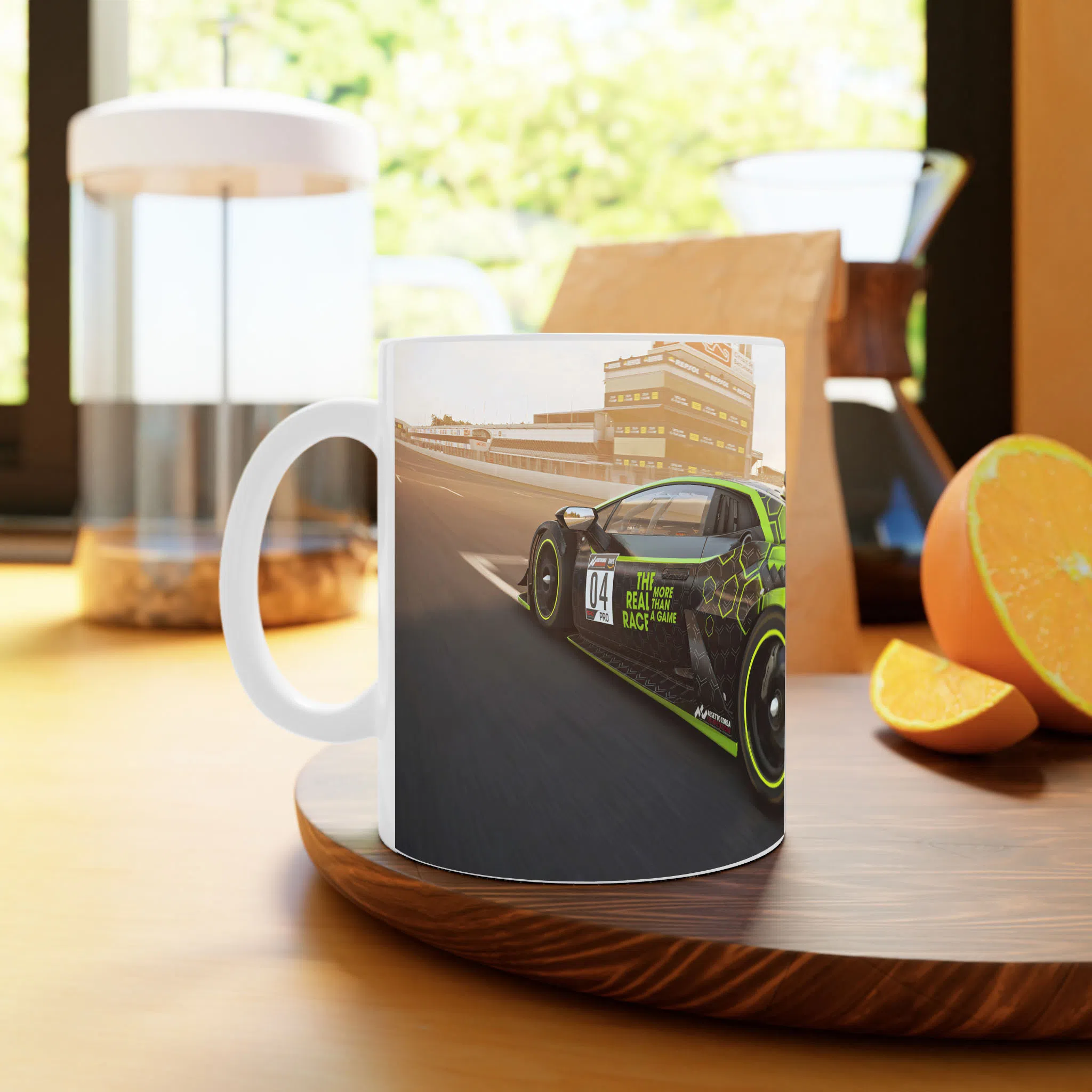 ماگ لیمینات طرح بازی Assetto Corsa Game کد NM6133 — تصویر 3