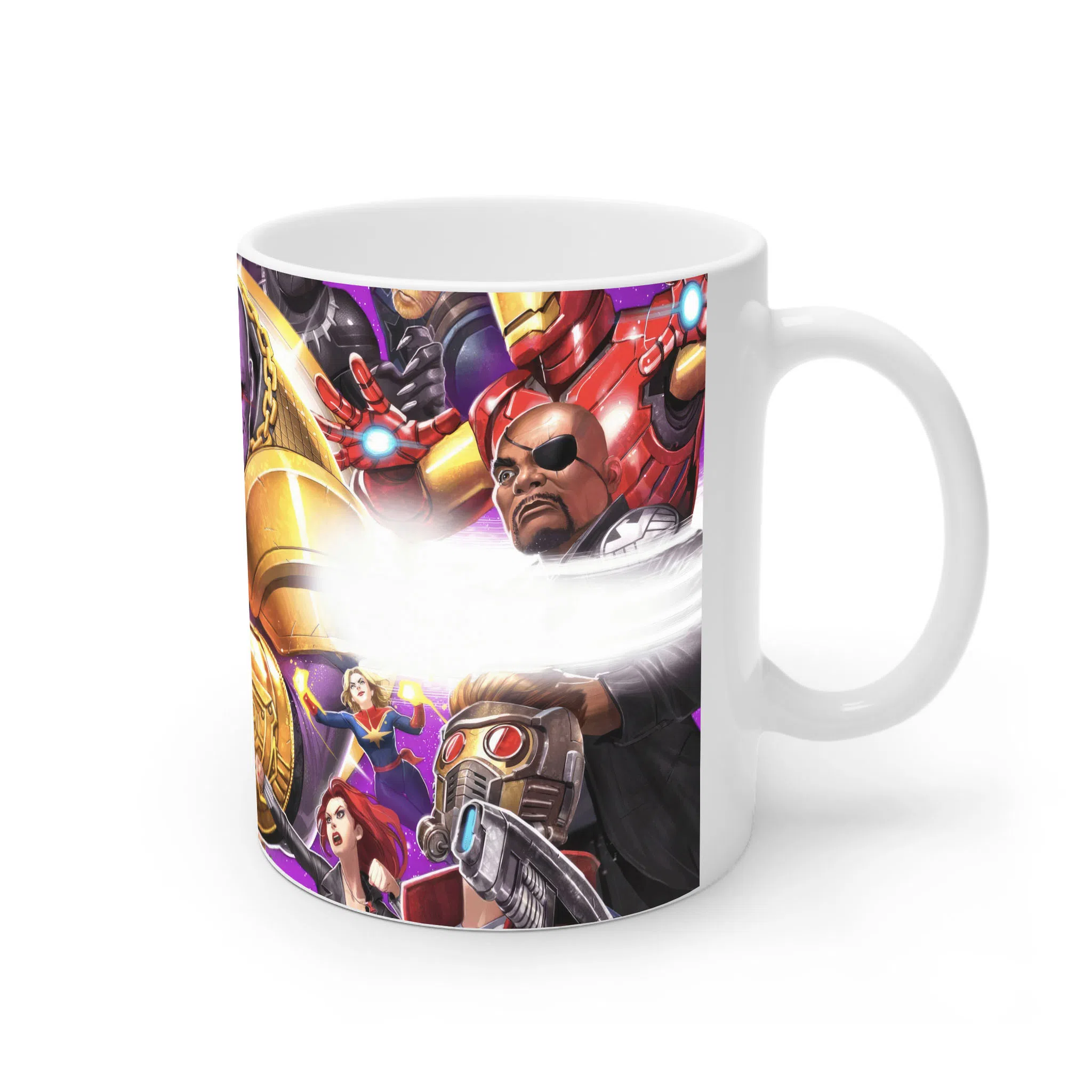 ماگ لیمینات طرح بازی Marvels Avengers Game کد NM8319 — تصویر 2
