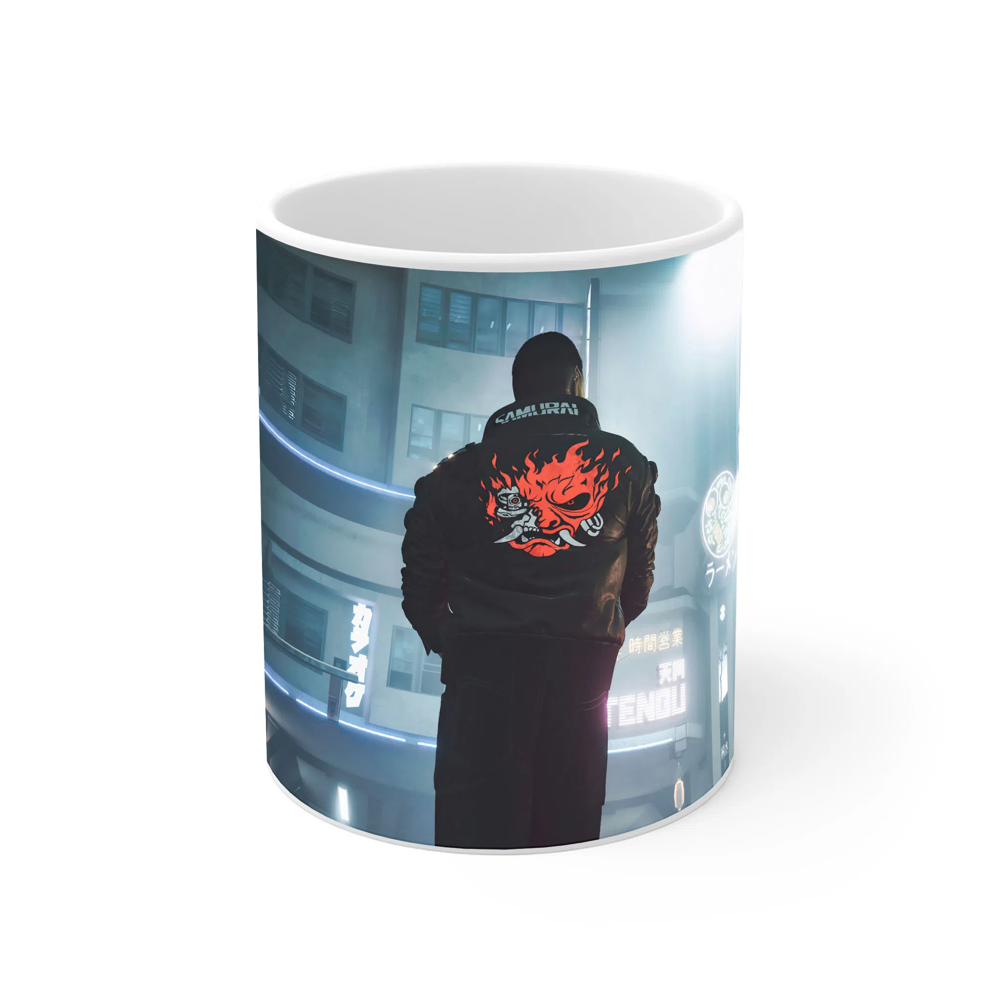 ماگ لیمینات طرح بازی سایبرپانک Cyberpunk 2077 Game کد NM6773 — تصویر 2