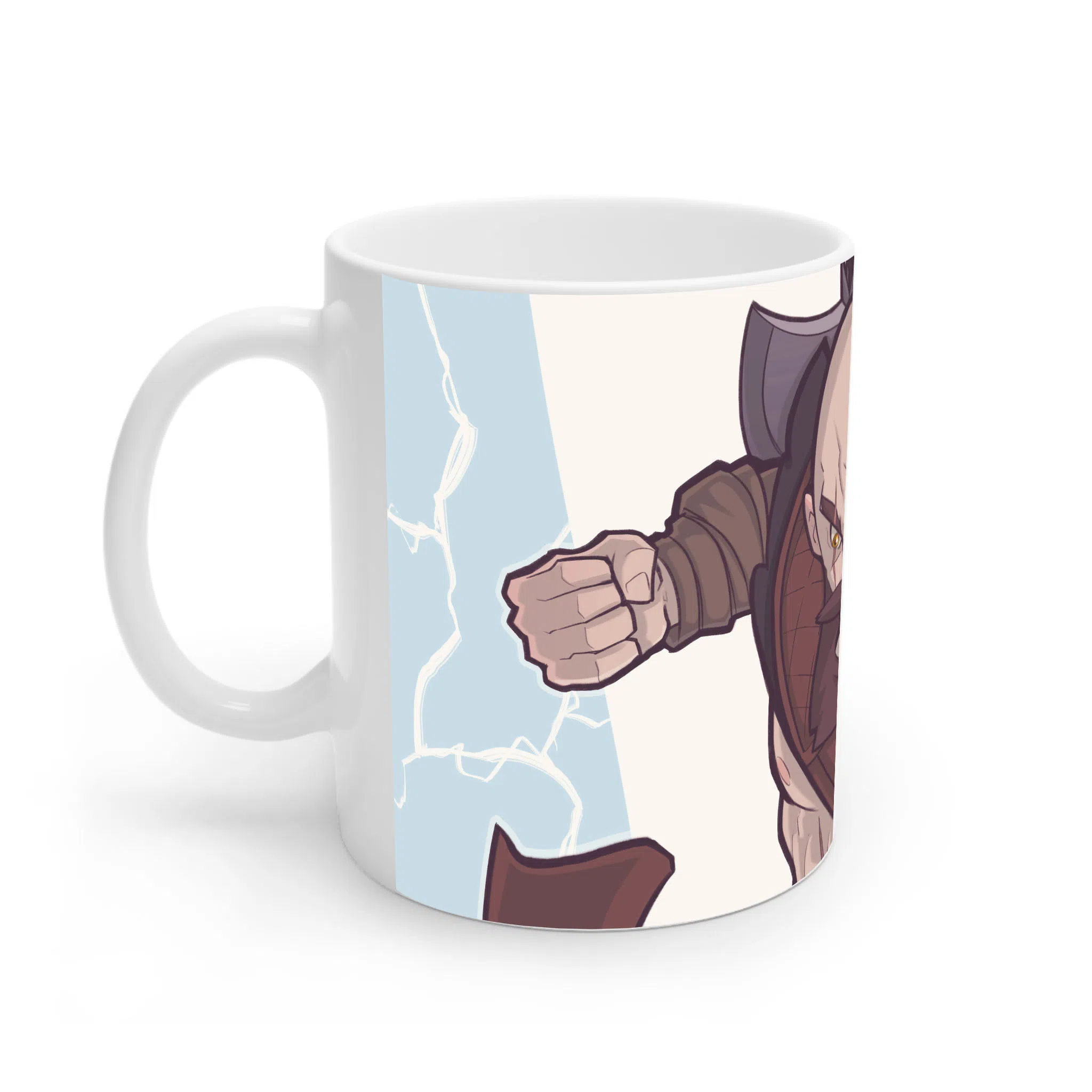 ماگ لیمینات طرح بازی خدای جنگ گاد آف وار God of War Kratos Game کد NM7815 — تصویر 2