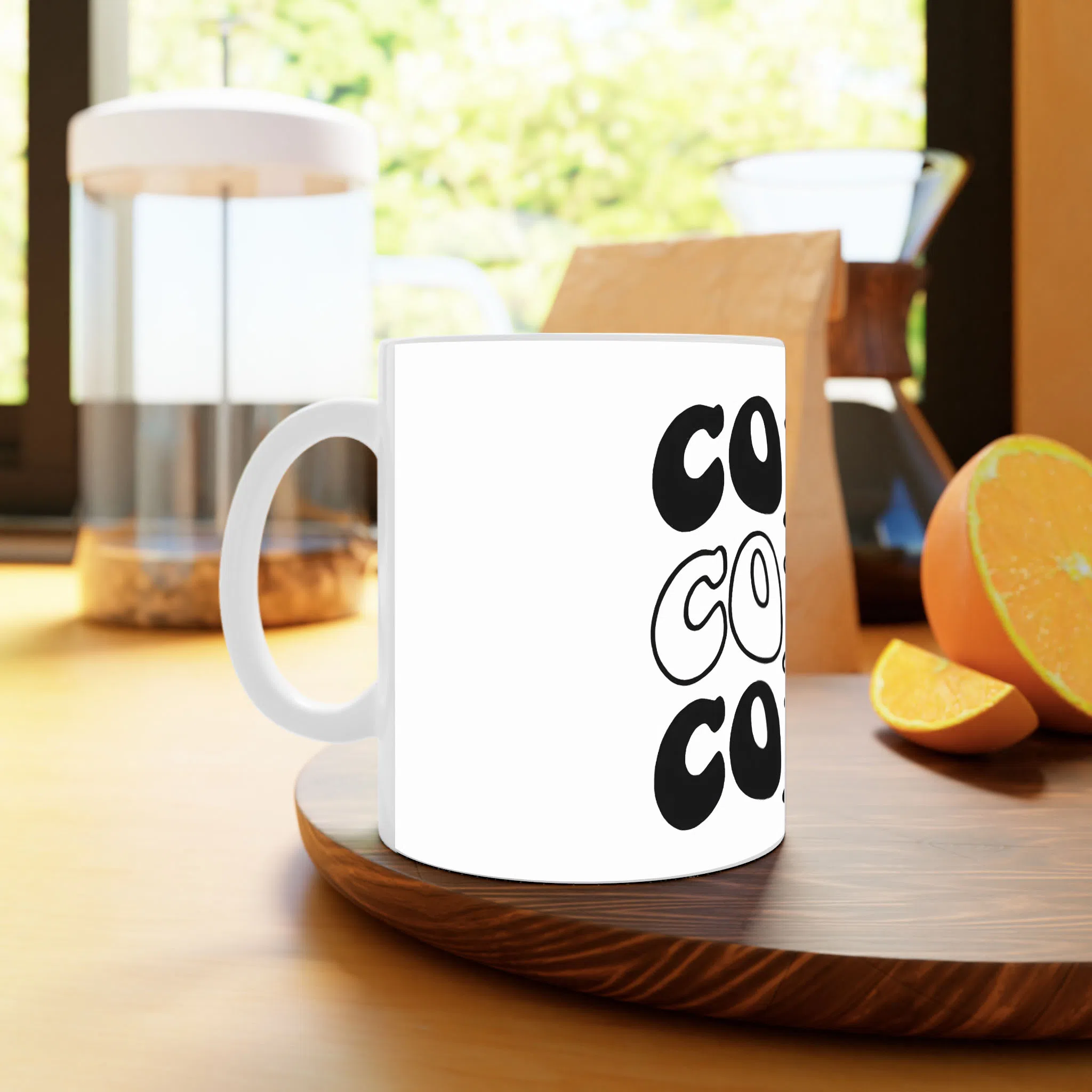 ماگ لیمینات طرح کافی Coffee کد NM13672 — تصویر 3
