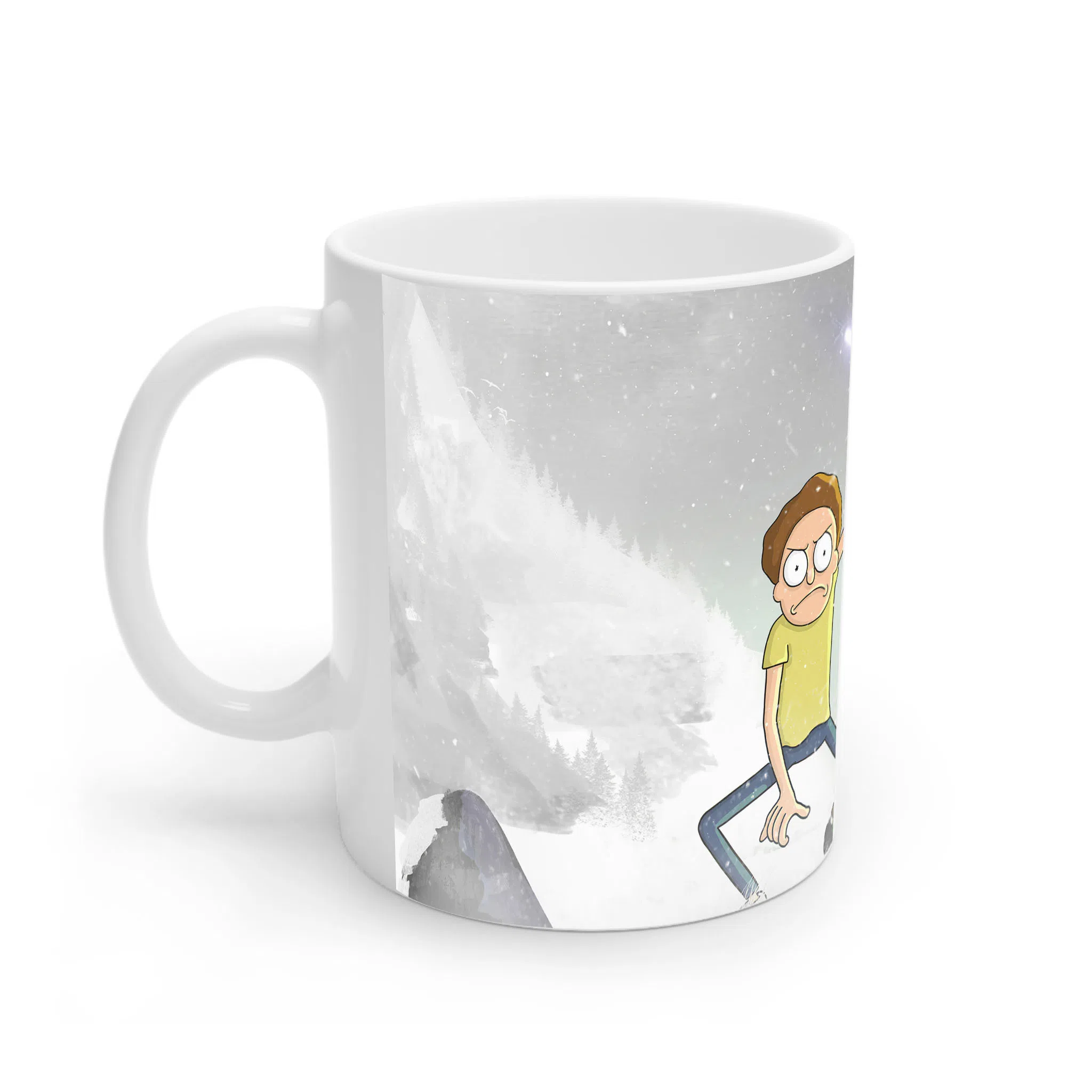 ماگ لیمینات طرح سریال ریک و مورتی Rick and Morty کد NM4926 — تصویر 3