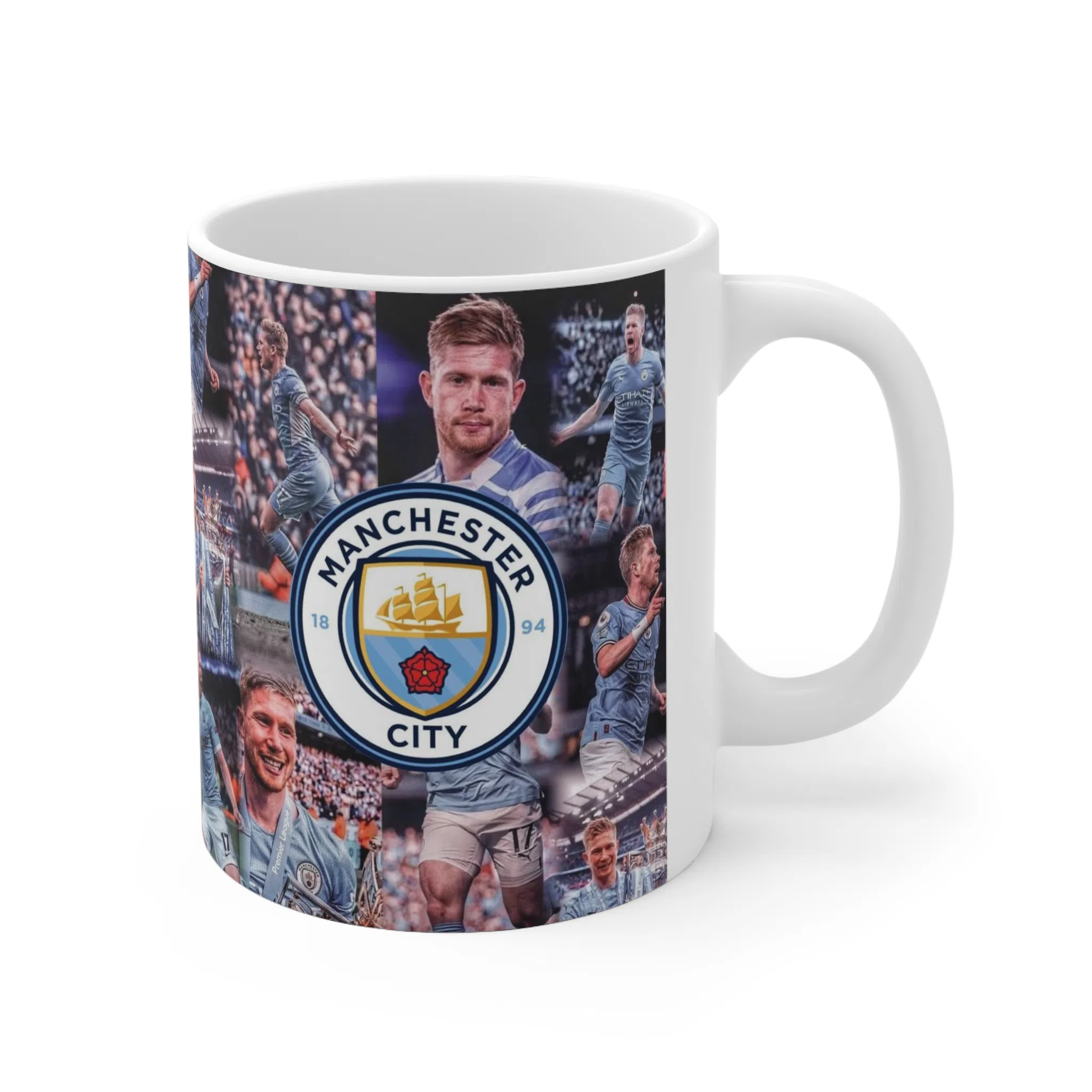 ماگ طرح فوتبالی  Manchester City مدل NM1545 — تصویر 2