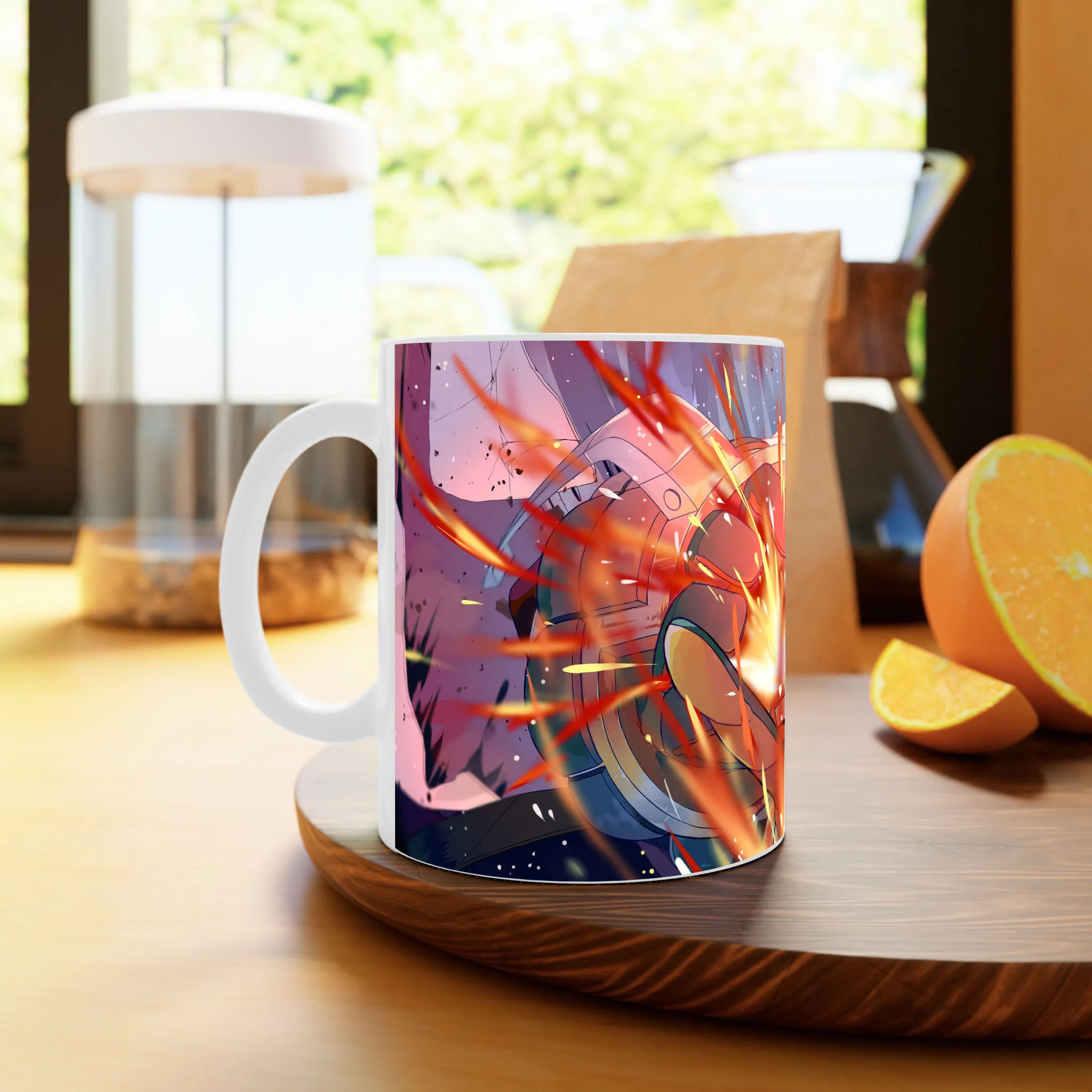 ماگ لیمینات طرح انیمه My Hero Academia - Bakugou کد NM0991 — تصویر 3