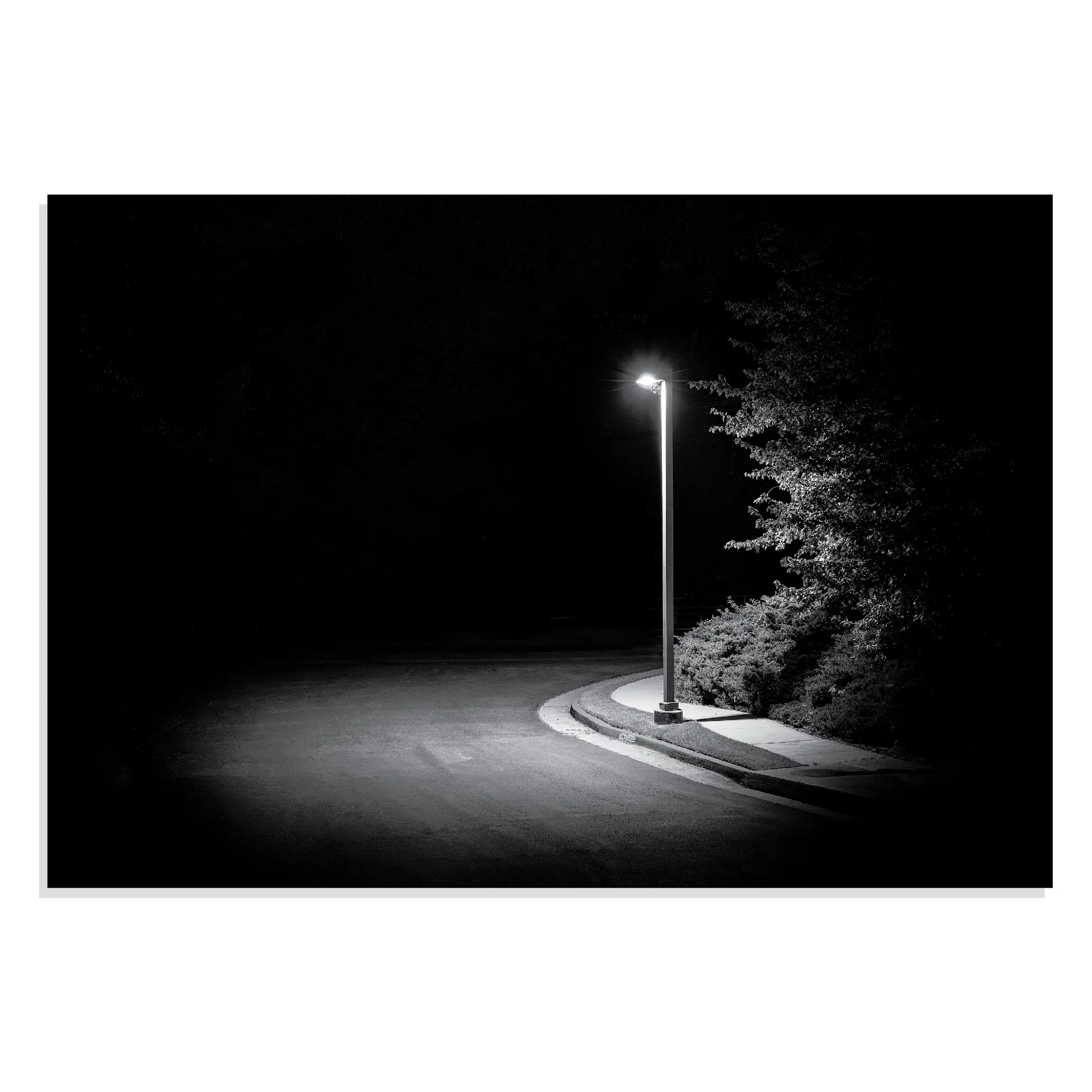 تابلو شاسی طرح سیاه و سفید خیابان Street Black &amp; White Photography مدل NV0868