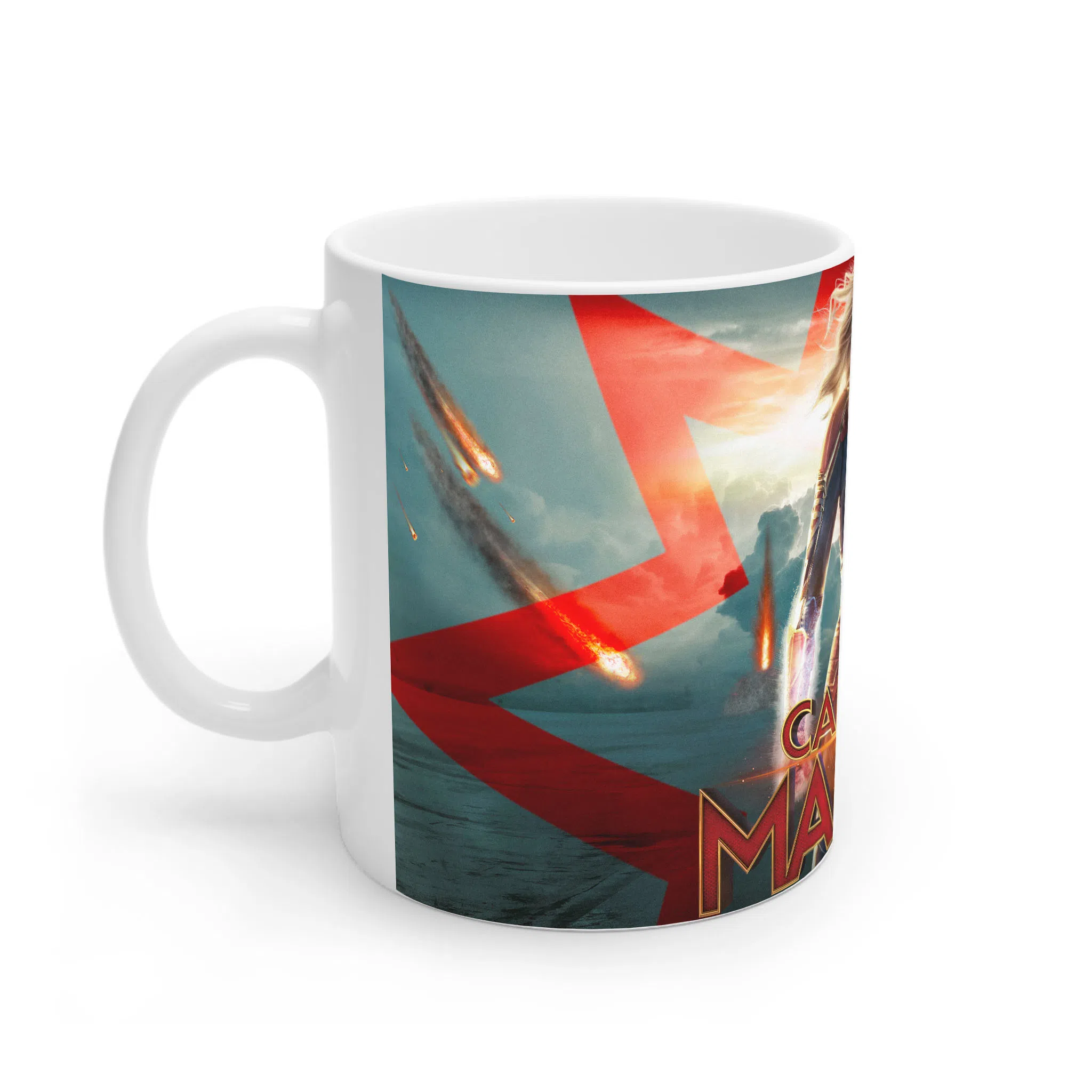 ماگ لیمینات طرح فیلم Captain Marvel کد NM11023 — تصویر 3