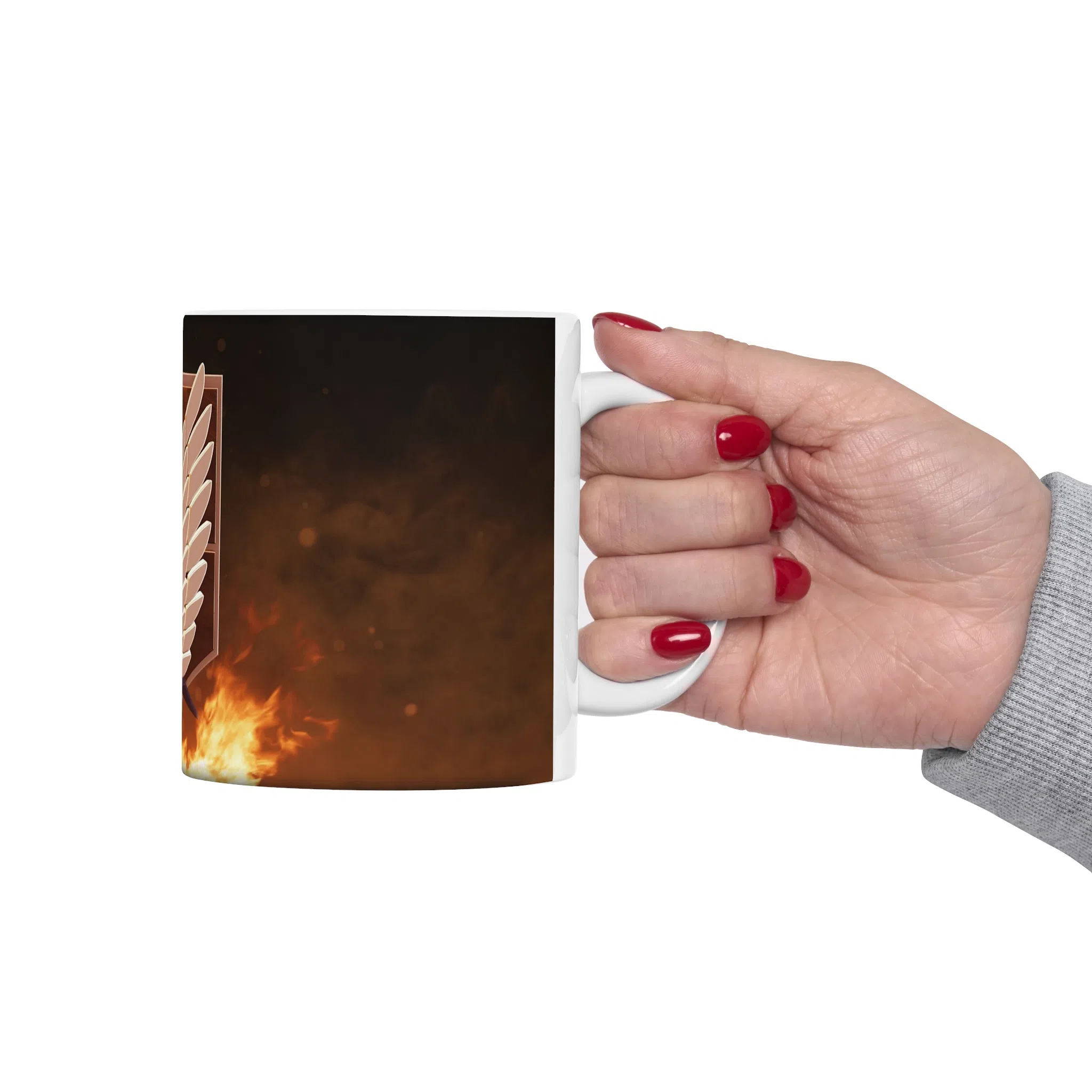 ماگ طرح انیمه اتک ان تایتان Attack on the Titan مدل NM2538 — تصویر 5