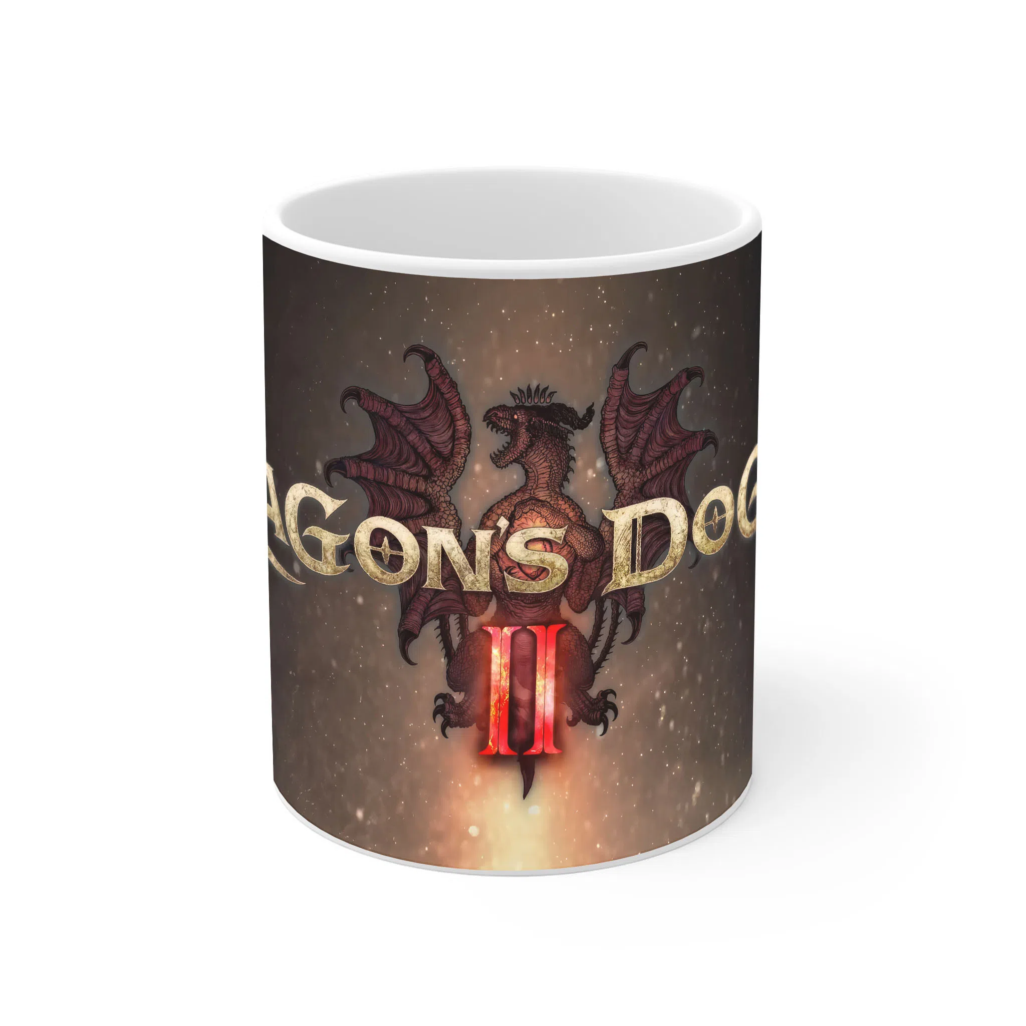 ماگ لیمینات طرح بازی Dragons Dogma Game کد NM7079 — تصویر 2