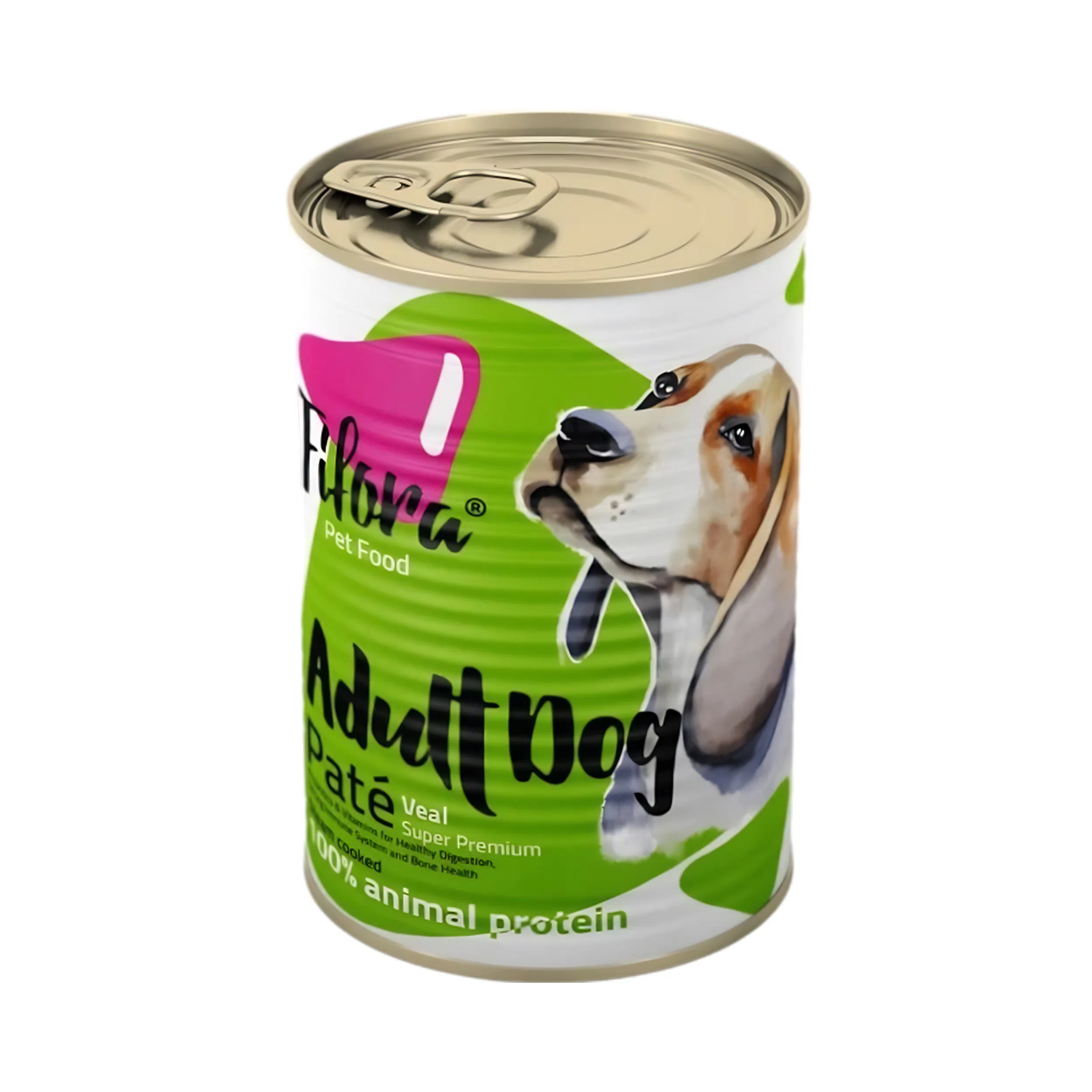 کنسرو غذای سگ نژاد متوسط فیفورا سوپر پریمیوم مدل Adult Dog Medium Breed Veal Pate طعم گوساله وزن 400 گرم