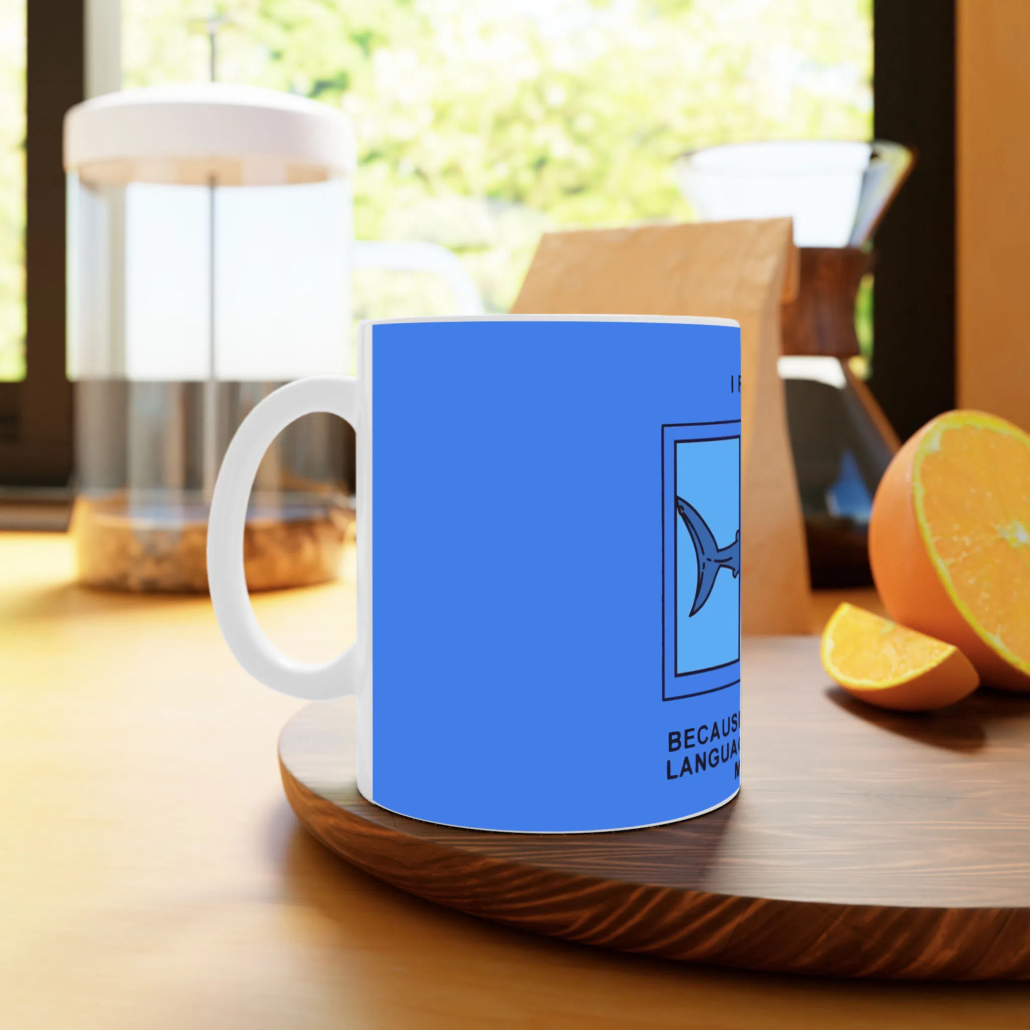 ماگ لیمینات طرح کوسه کد NM14473 — تصویر 3