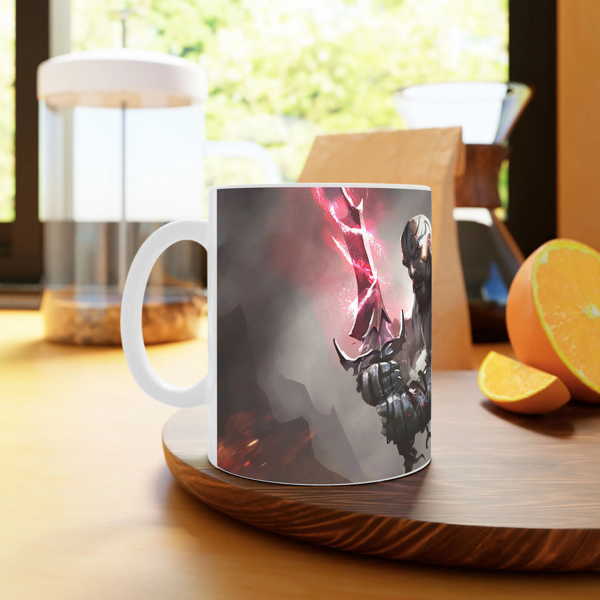 ماگ لیمینات طرح بازی خدای جنگ گاد آف وار God of War Kratos Game کد NM7766 — تصویر 3