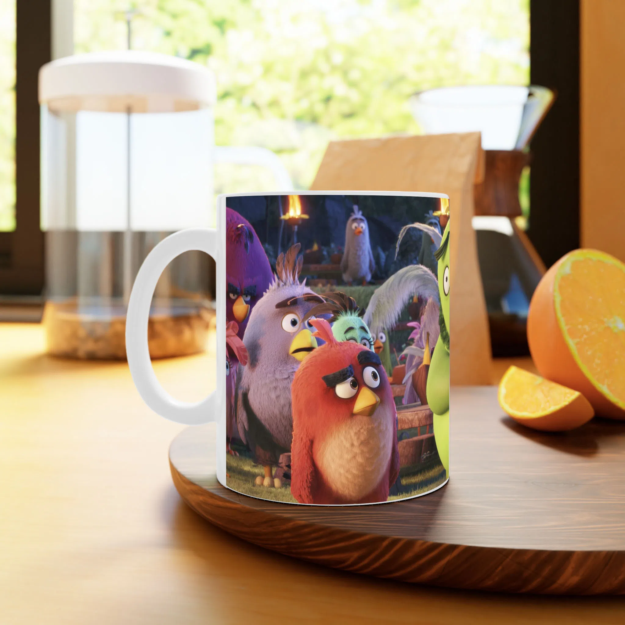 ماگ لیمینات طرح فیلم انگری بردز Angry Birds کد NM10482 — تصویر 3