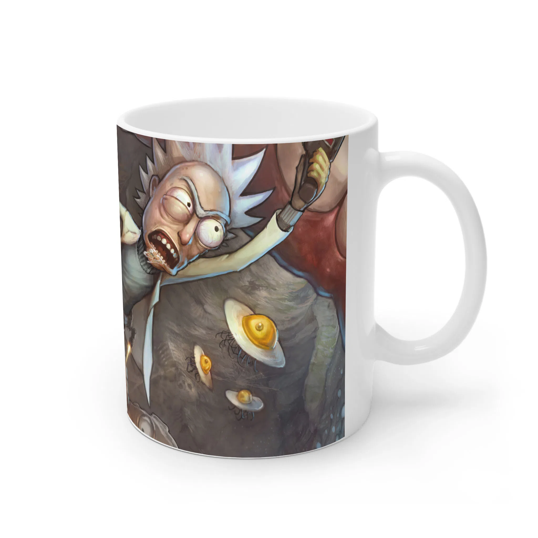 ماگ لیمینات طرح سریال ریک و مورتی Rick and Morty کد NM4902 — تصویر 3
