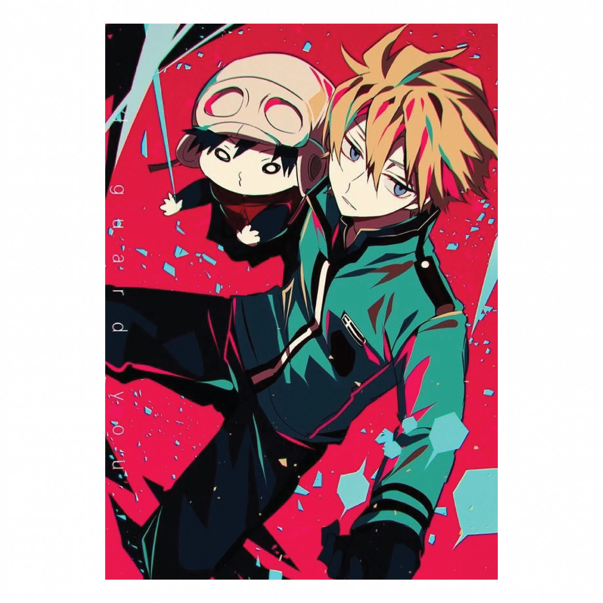 تابلو شاسی لیمینات طرح انیمه ماشه جهان World Trigger مدل NV1096