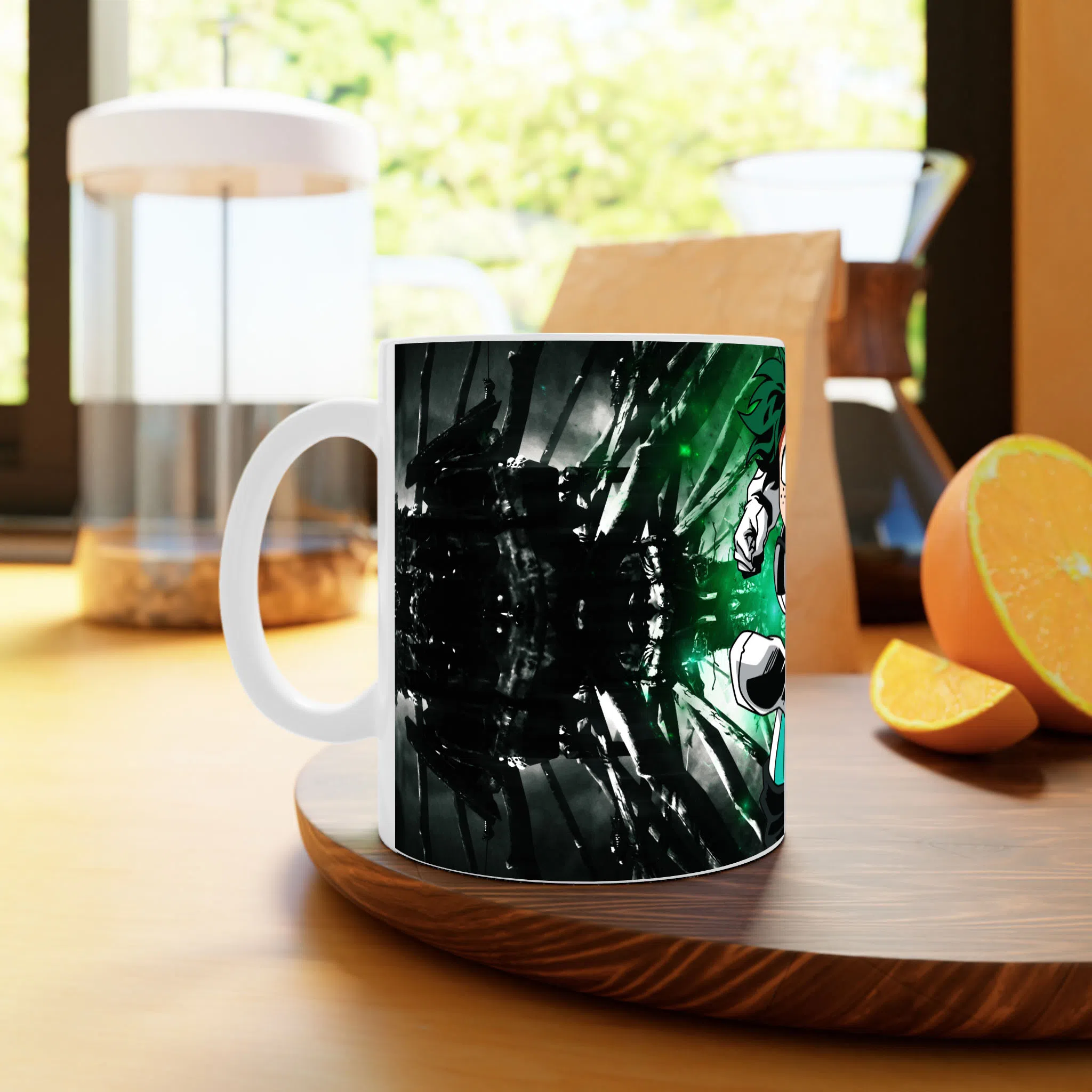 ماگ لیمینات طرح انیمه My Hero Academia - Deku کد NM0999 — تصویر 3