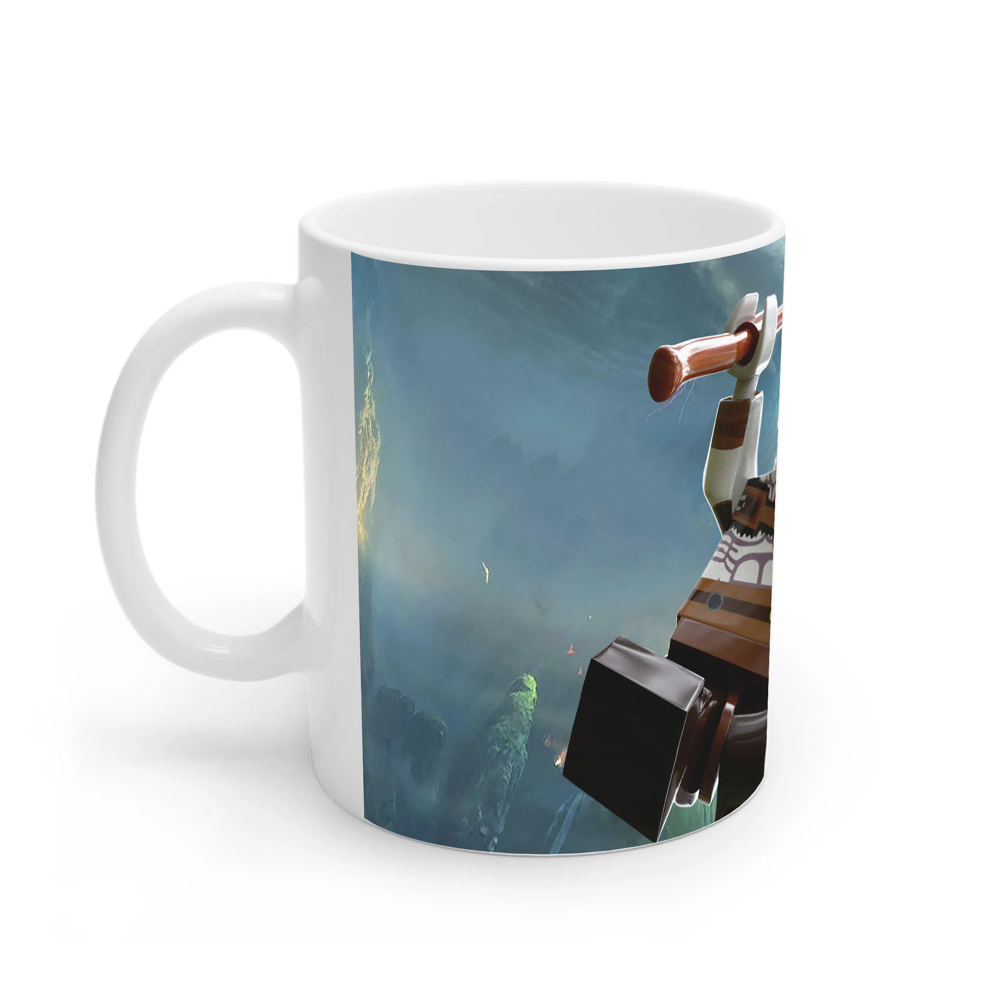 ماگ لیمینات طرح بازی خدای جنگ گاد آف وار God of War Kratos Game کد NM7771 — تصویر 2