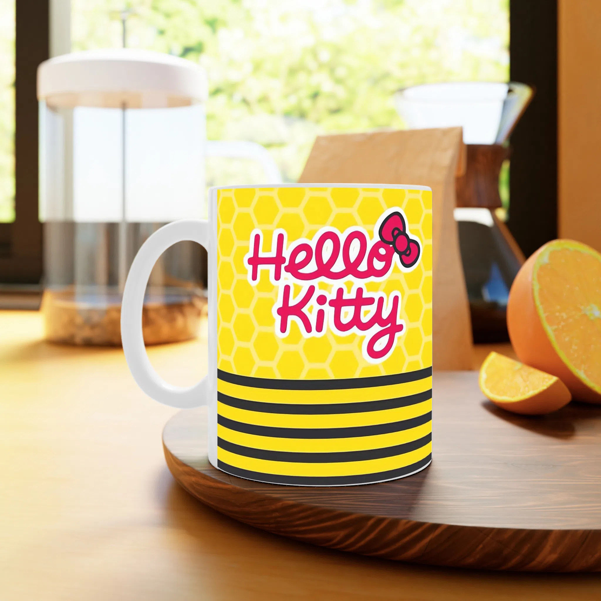 ماگ لیمینات طرح هلو کیتی Hello Kitty کد NM13444 — تصویر 3