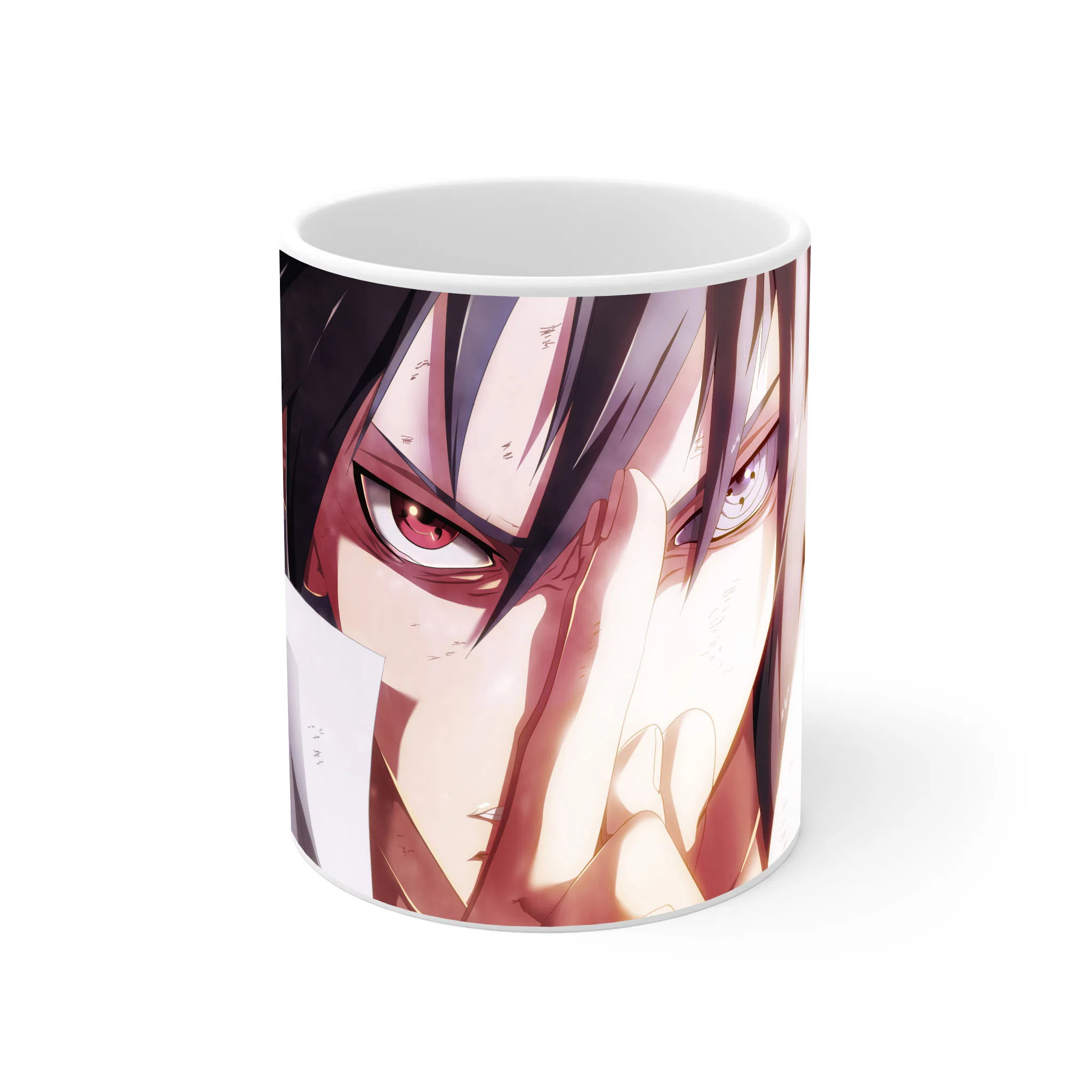 ماگ لیمینات طرح انیمه ناروتو ساسکه Naruto Uchiha Sasuke کد NM2491