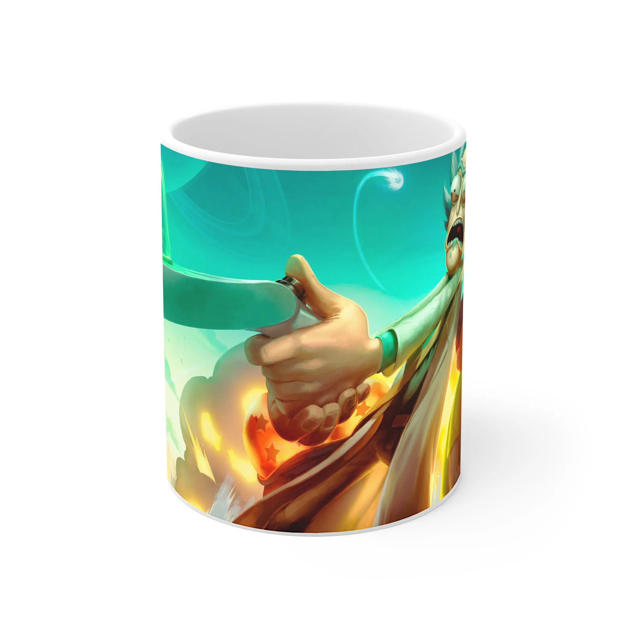 ماگ لیمینات طرح سریال ریک و مورتی Rick and Morty کد NM4904 — تصویر 2