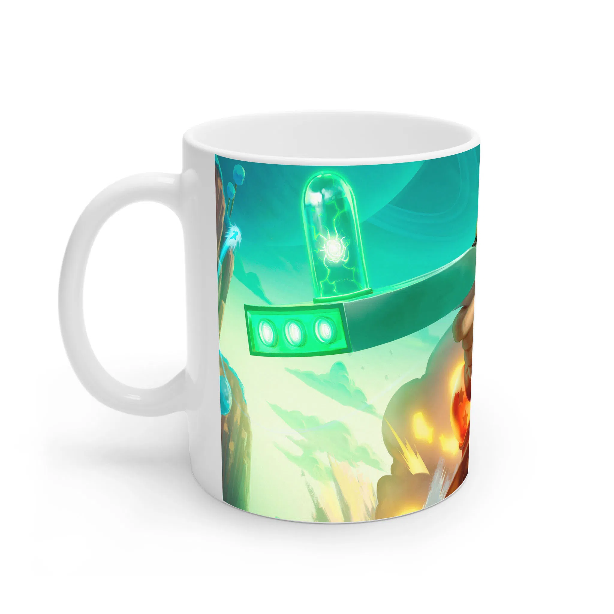 ماگ لیمینات طرح سریال ریک و مورتی Rick and Morty کد NM4904 — تصویر 3