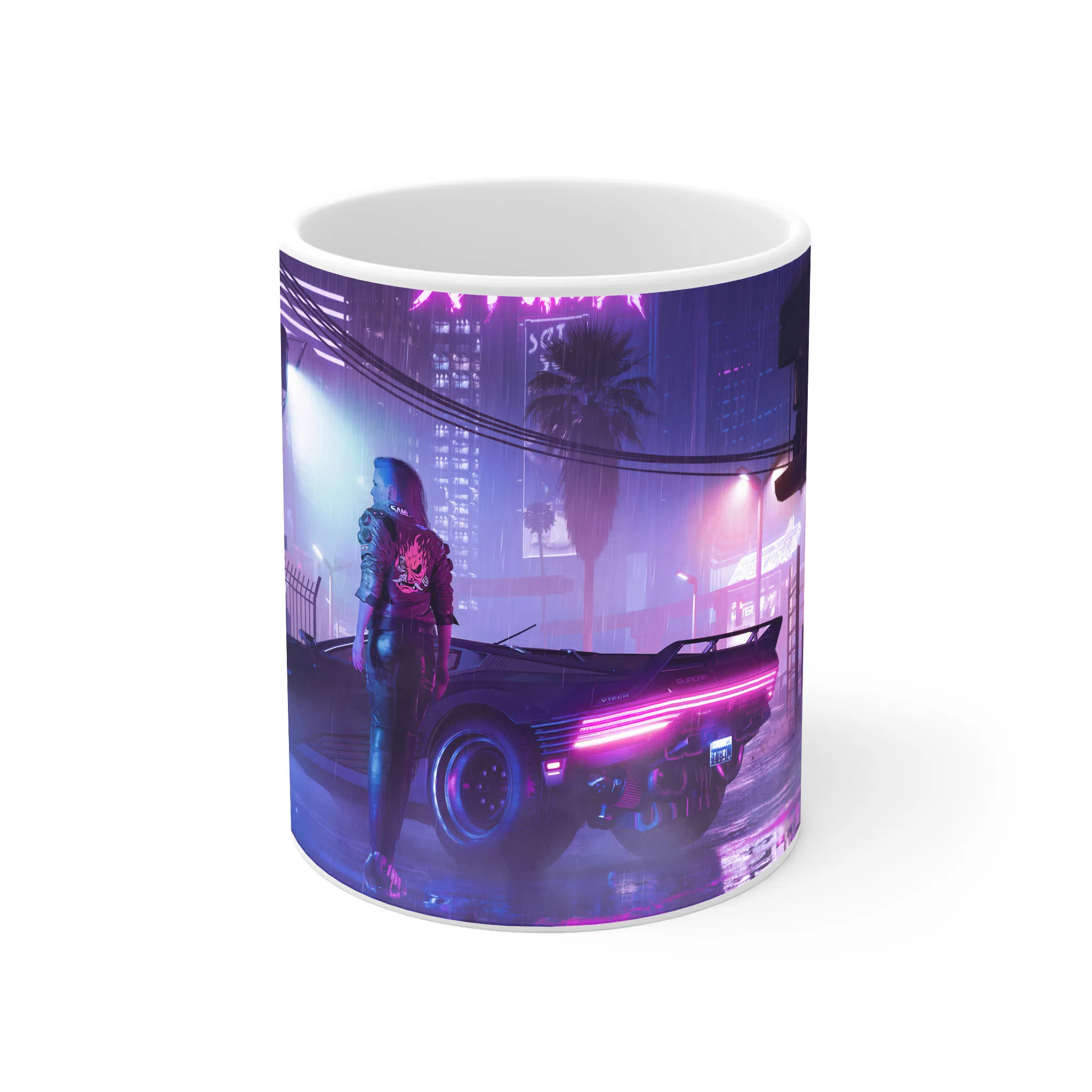 ماگ لیمینات طرح بازی سایبرپانک Cyberpunk 2077 Game کد NM6767 — تصویر 2