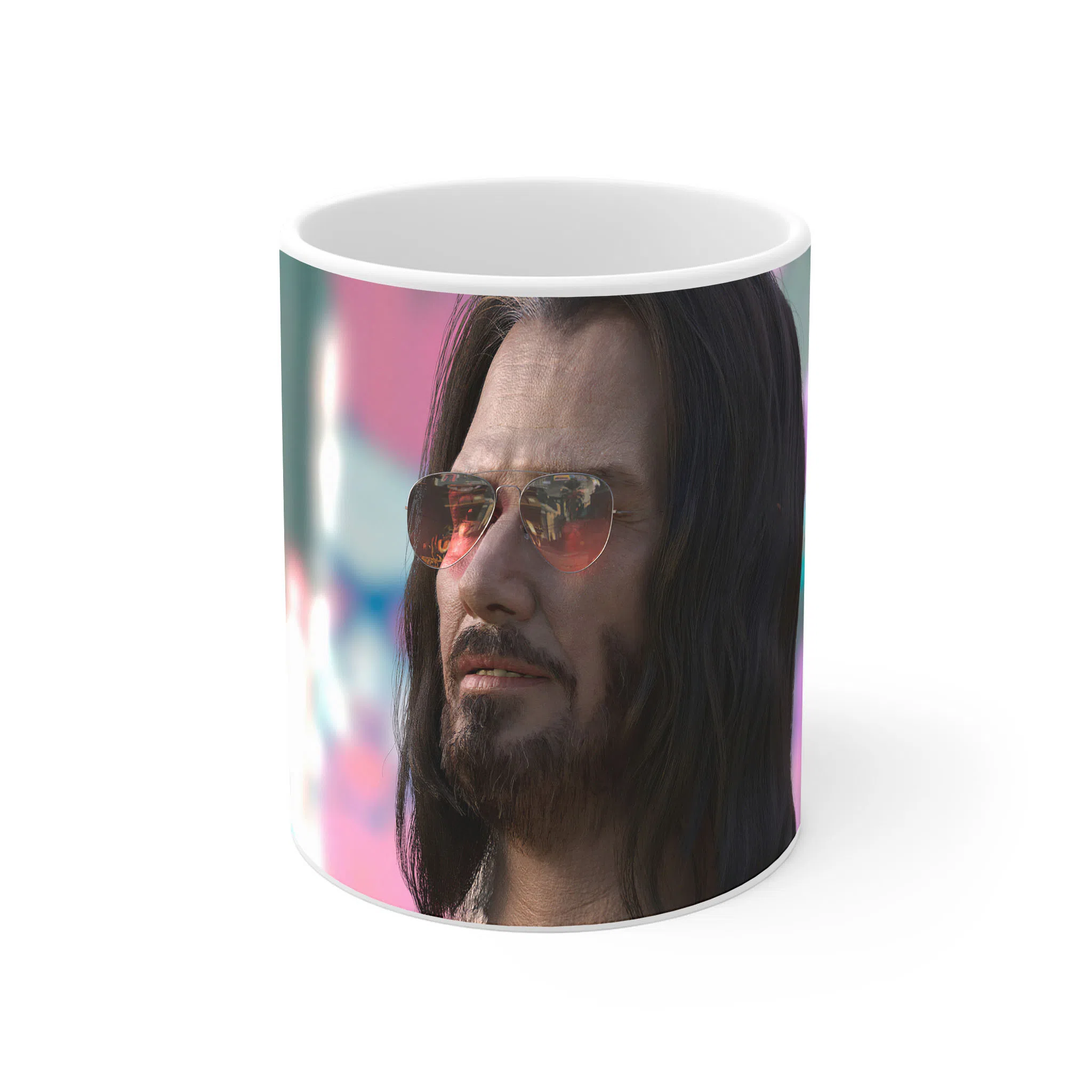 ماگ لیمینات طرح بازی سایبرپانک Cyberpunk 2077 Game کد NM6524 — تصویر 2