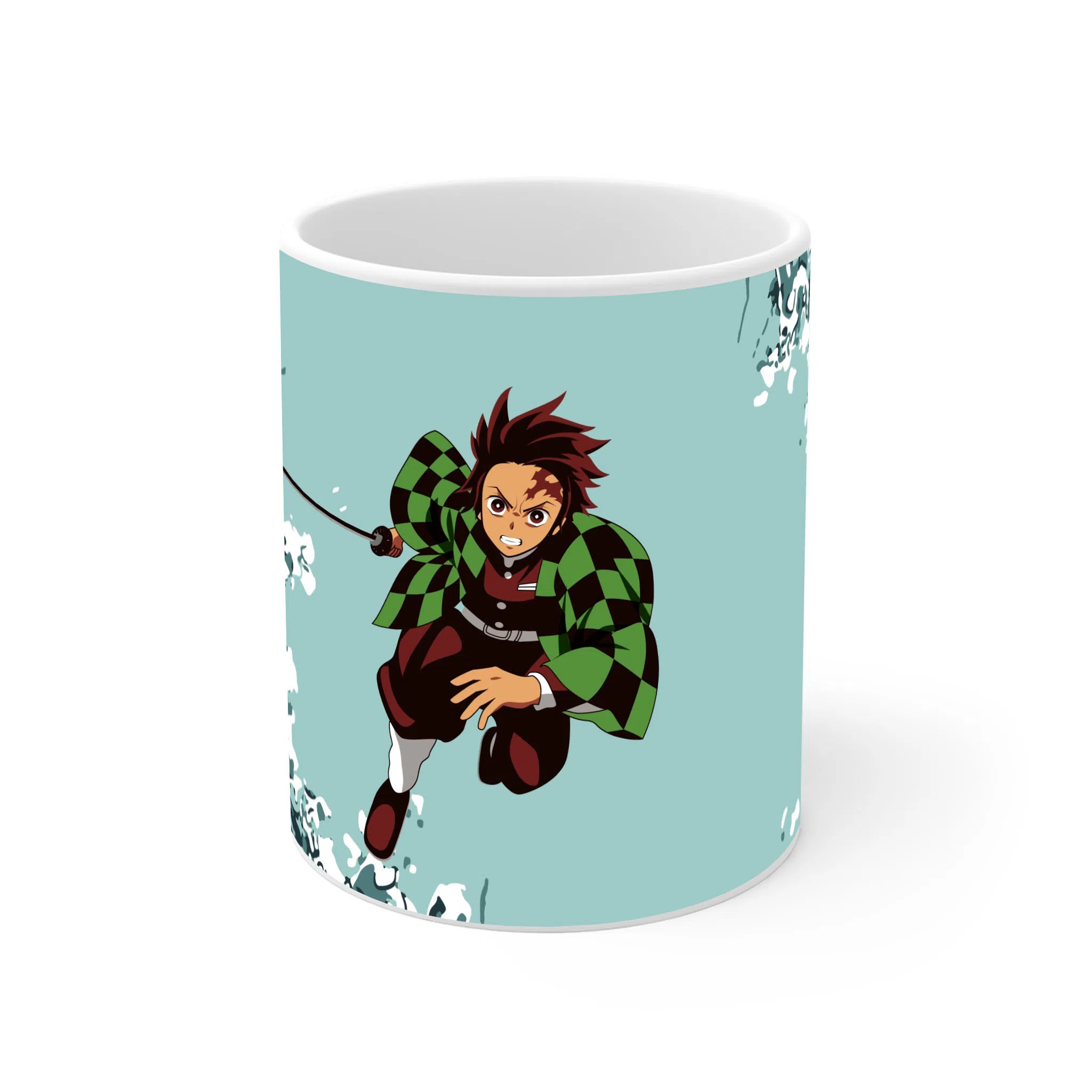 ماگ لیمینات طرح انیمه شیطان کش تانجیرو Tanjiro Kimetsu no Yaiba Demon Slayer کد NM0672