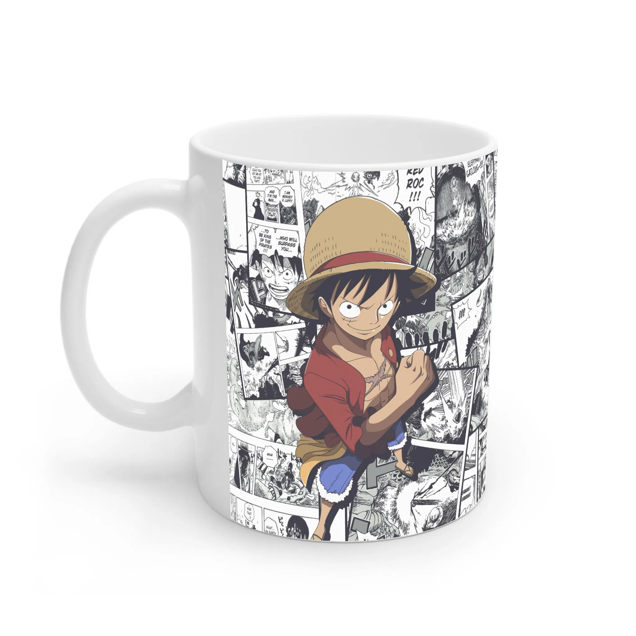 ماگ لیمینات طرح انیمه وان پیس لوفی - One Peace Monkey D Luffy کد NM3400