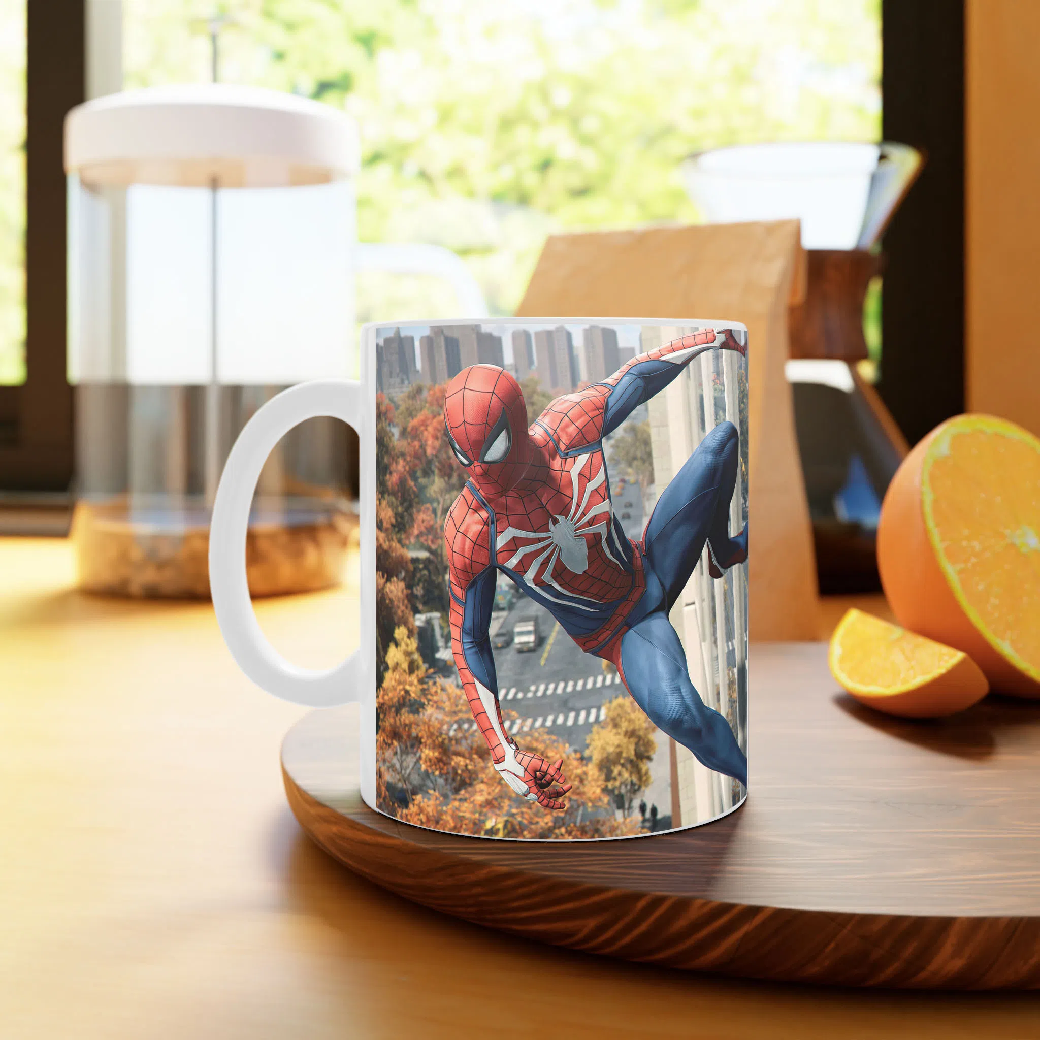 ماگ لیمینات طرح بازی اسپایدرمن مرد عنکبوتی Spider Man Game کد NM9653 — تصویر 2
