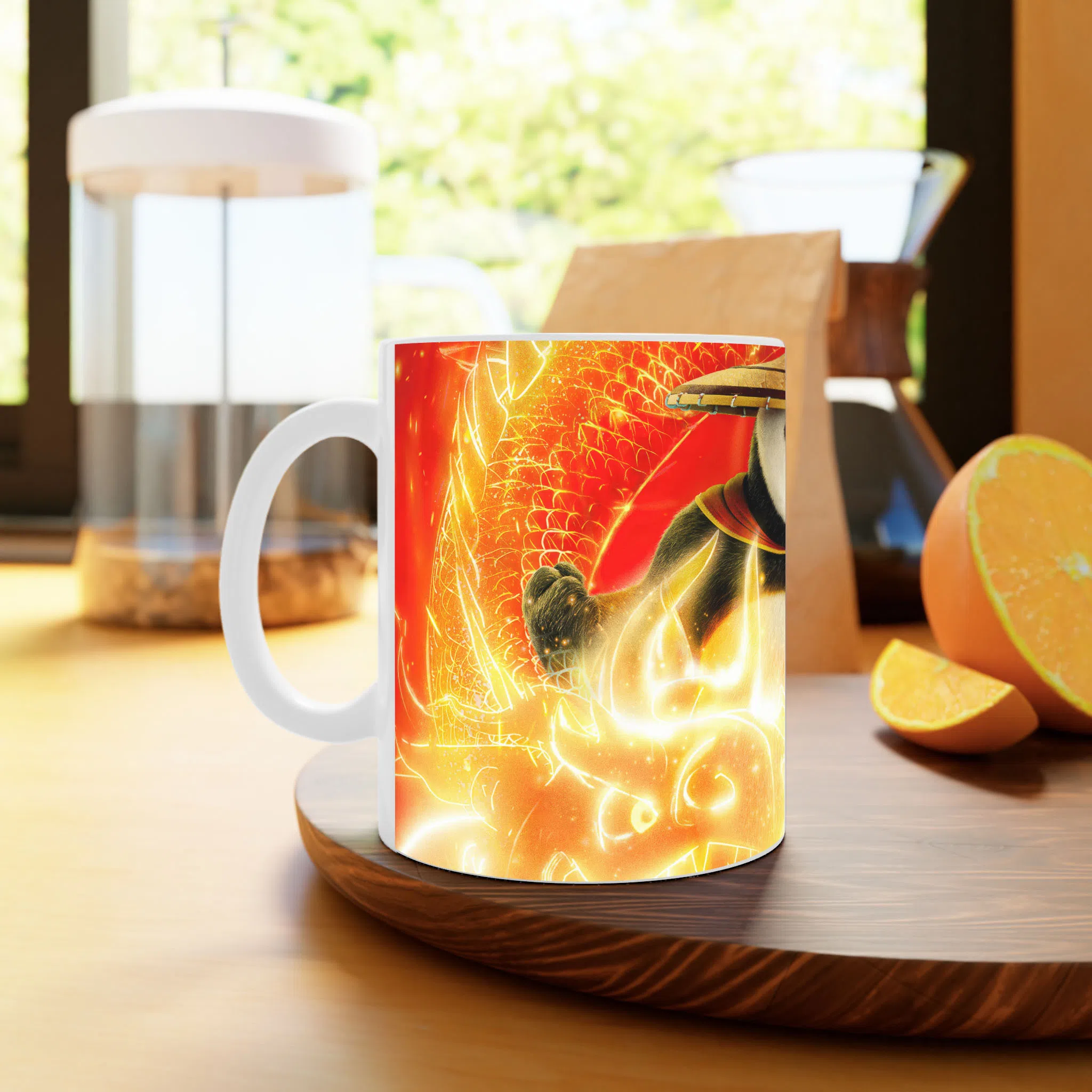 ماگ لیمینات طرح فیلم پاندای کونگ فوکار Kung Fu Panda کد NM11862 — تصویر 3